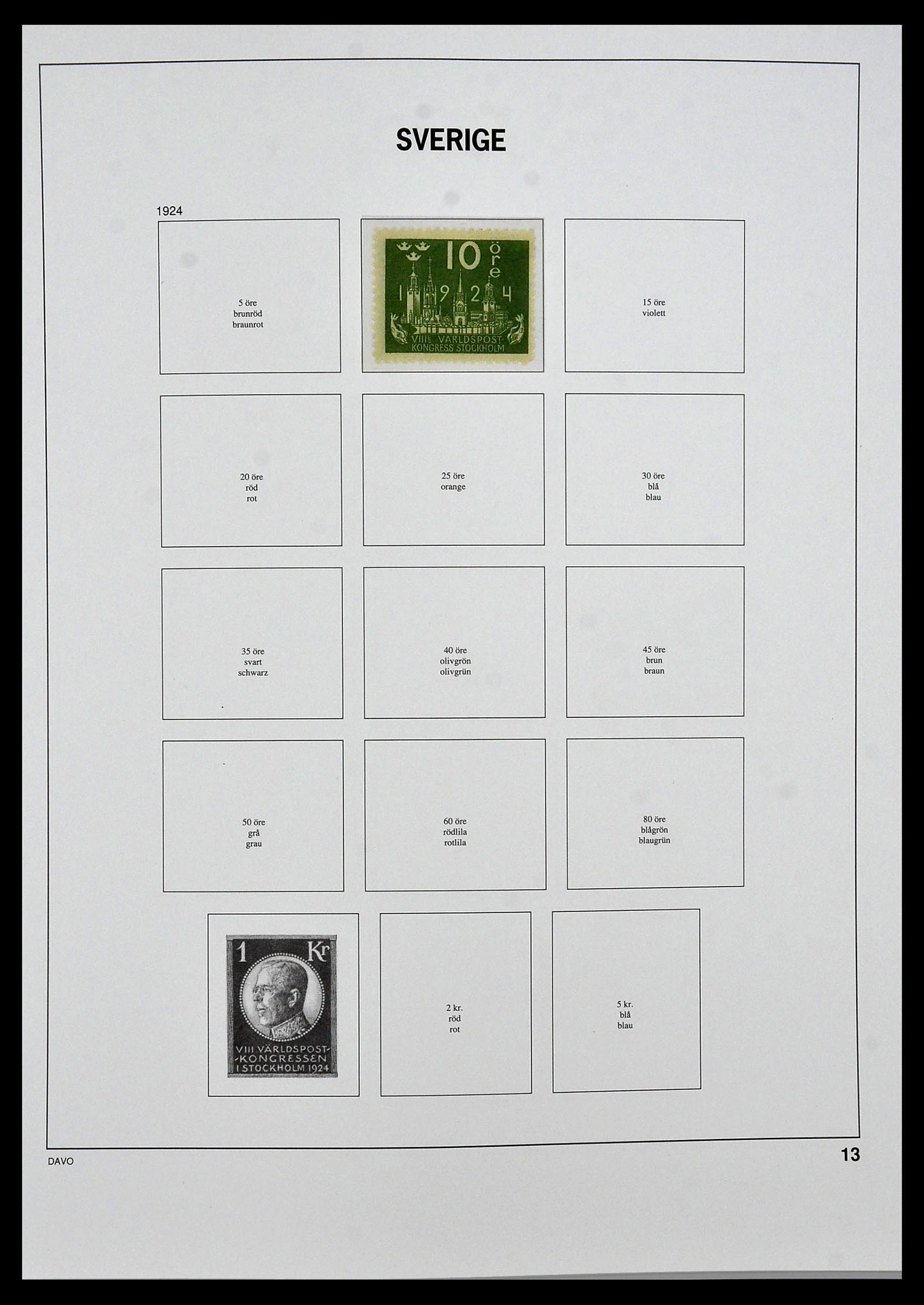 34292 010 - Postzegelverzameling 34292 Zweden 1891-2015!