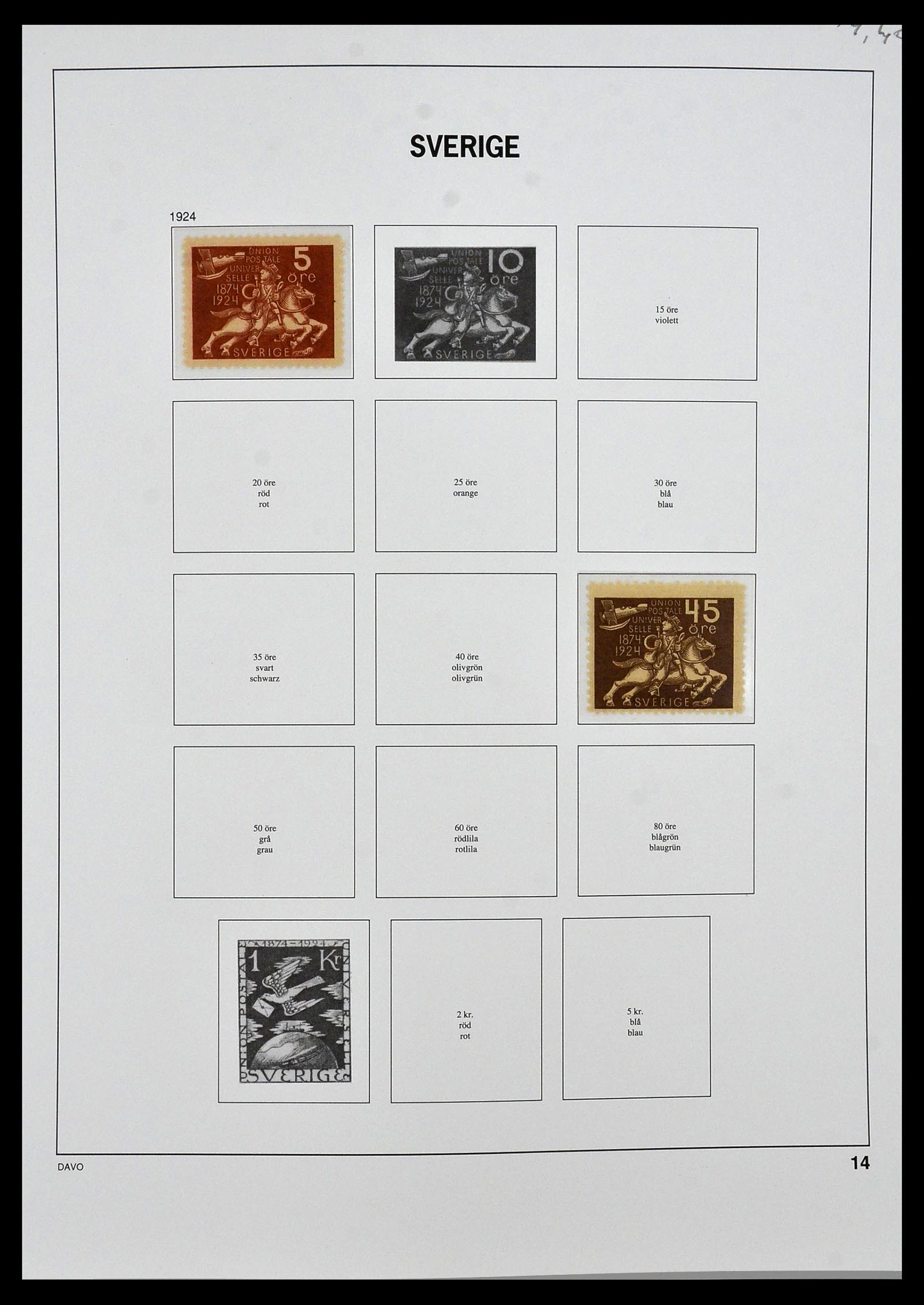 34292 011 - Postzegelverzameling 34292 Zweden 1891-2015!