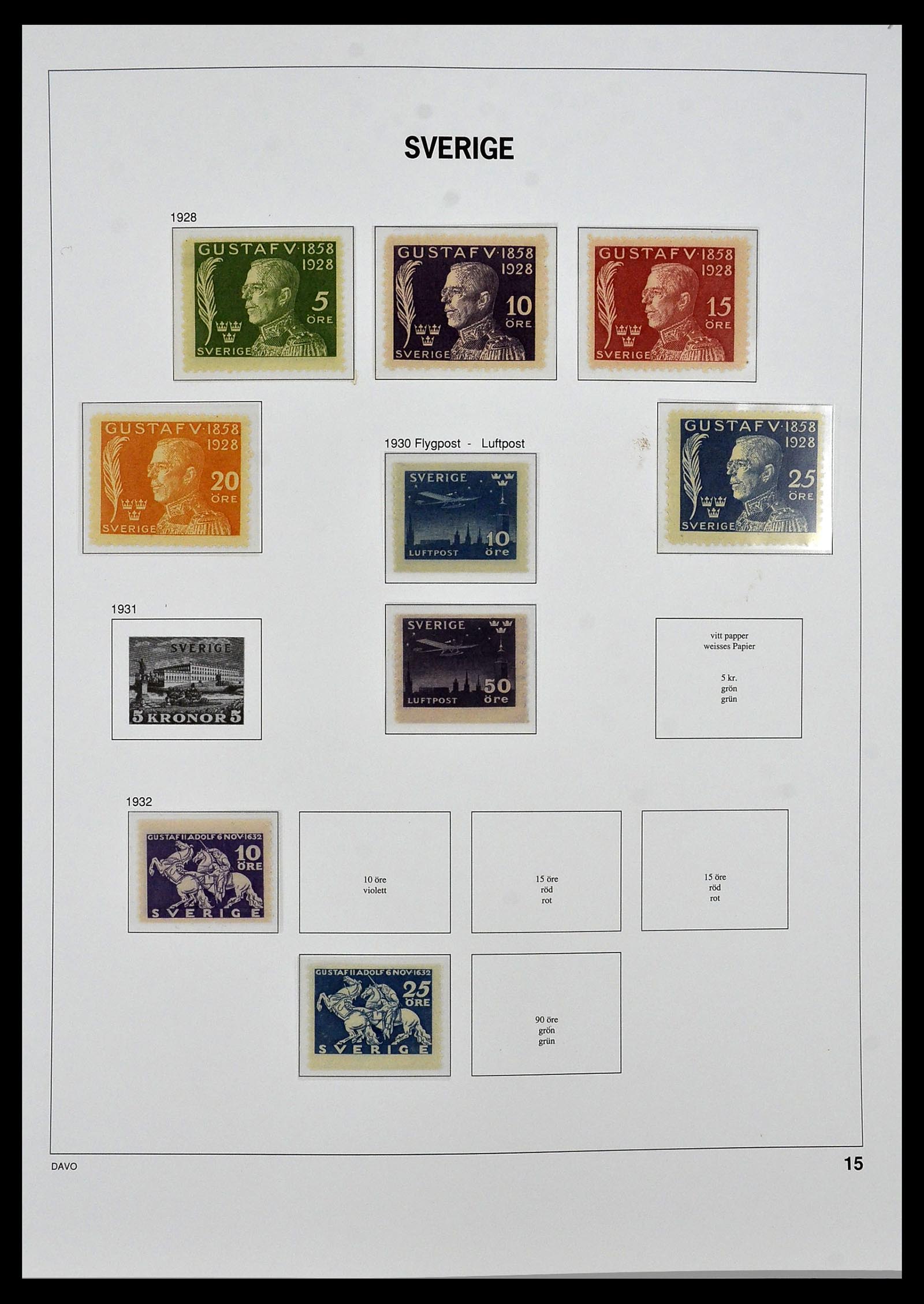 34292 012 - Stamp collection 34292 Sweden 1891-2015!