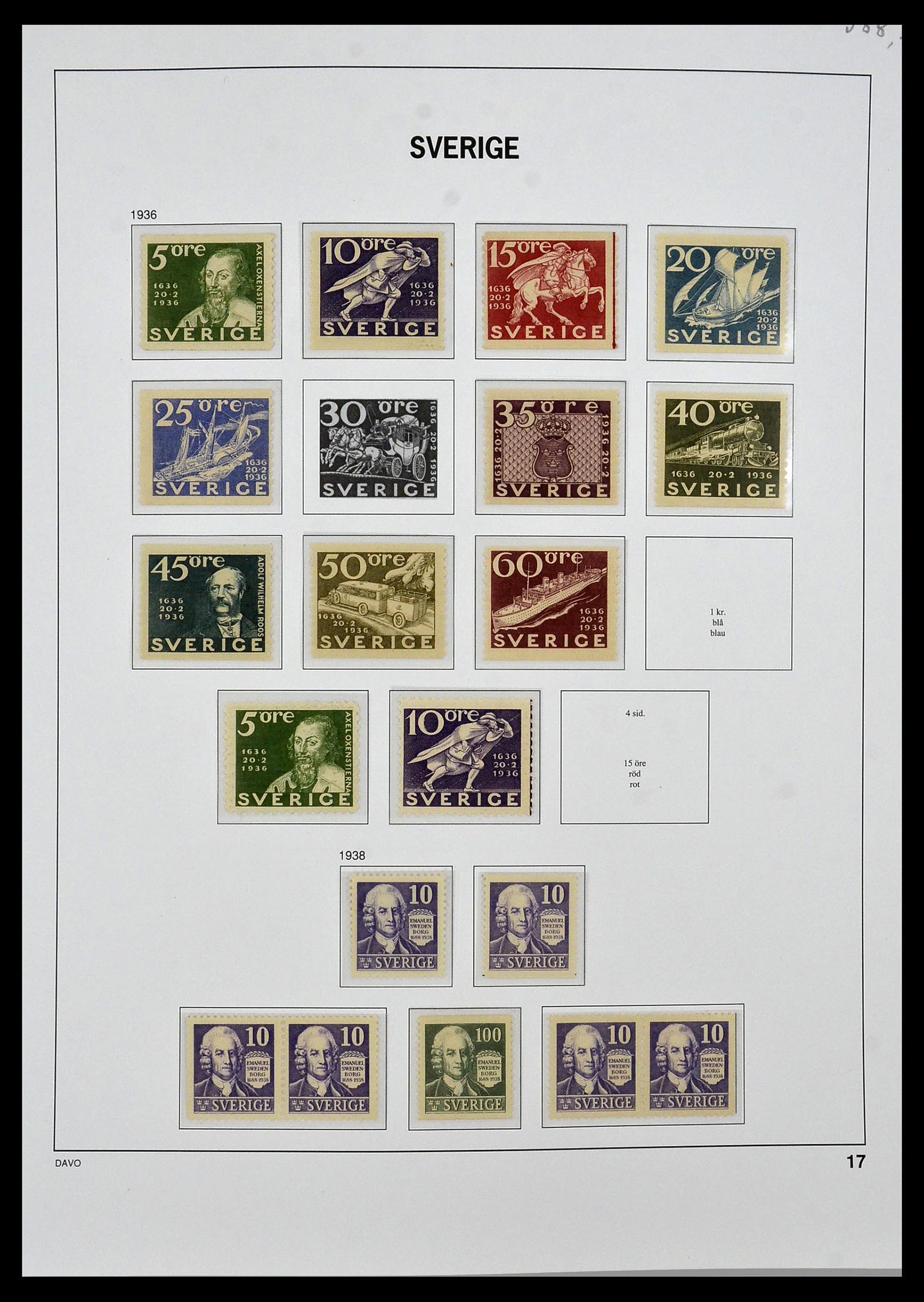 34292 014 - Stamp collection 34292 Sweden 1891-2015!