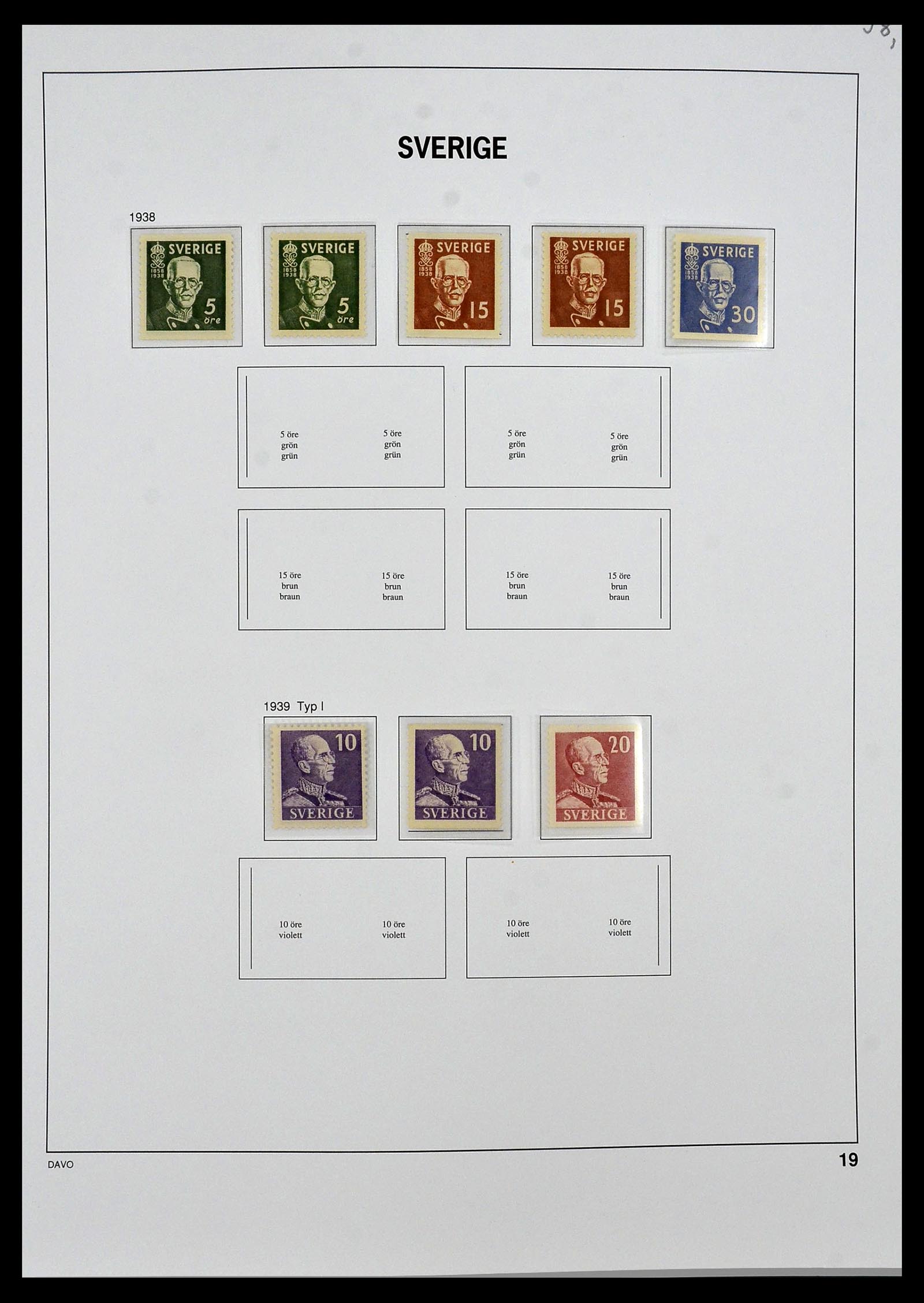 34292 016 - Stamp collection 34292 Sweden 1891-2015!