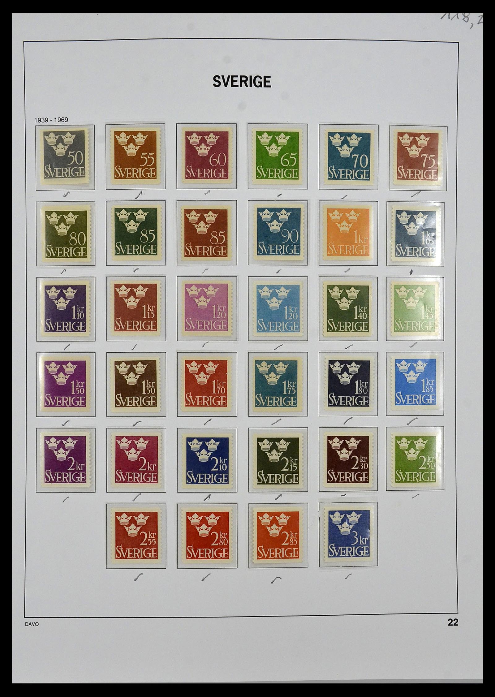 34292 019 - Postzegelverzameling 34292 Zweden 1891-2015!