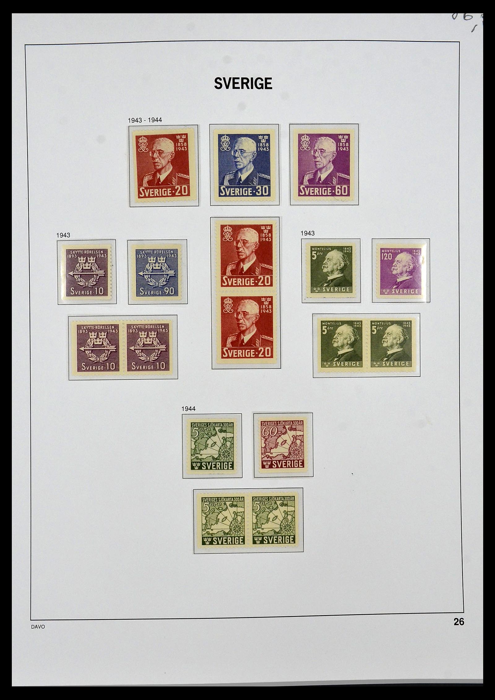 34292 023 - Postzegelverzameling 34292 Zweden 1891-2015!
