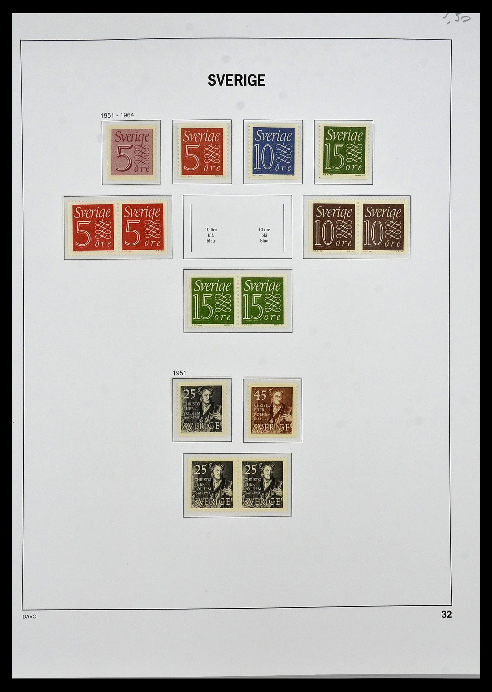 34292 029 - Stamp collection 34292 Sweden 1891-2015!