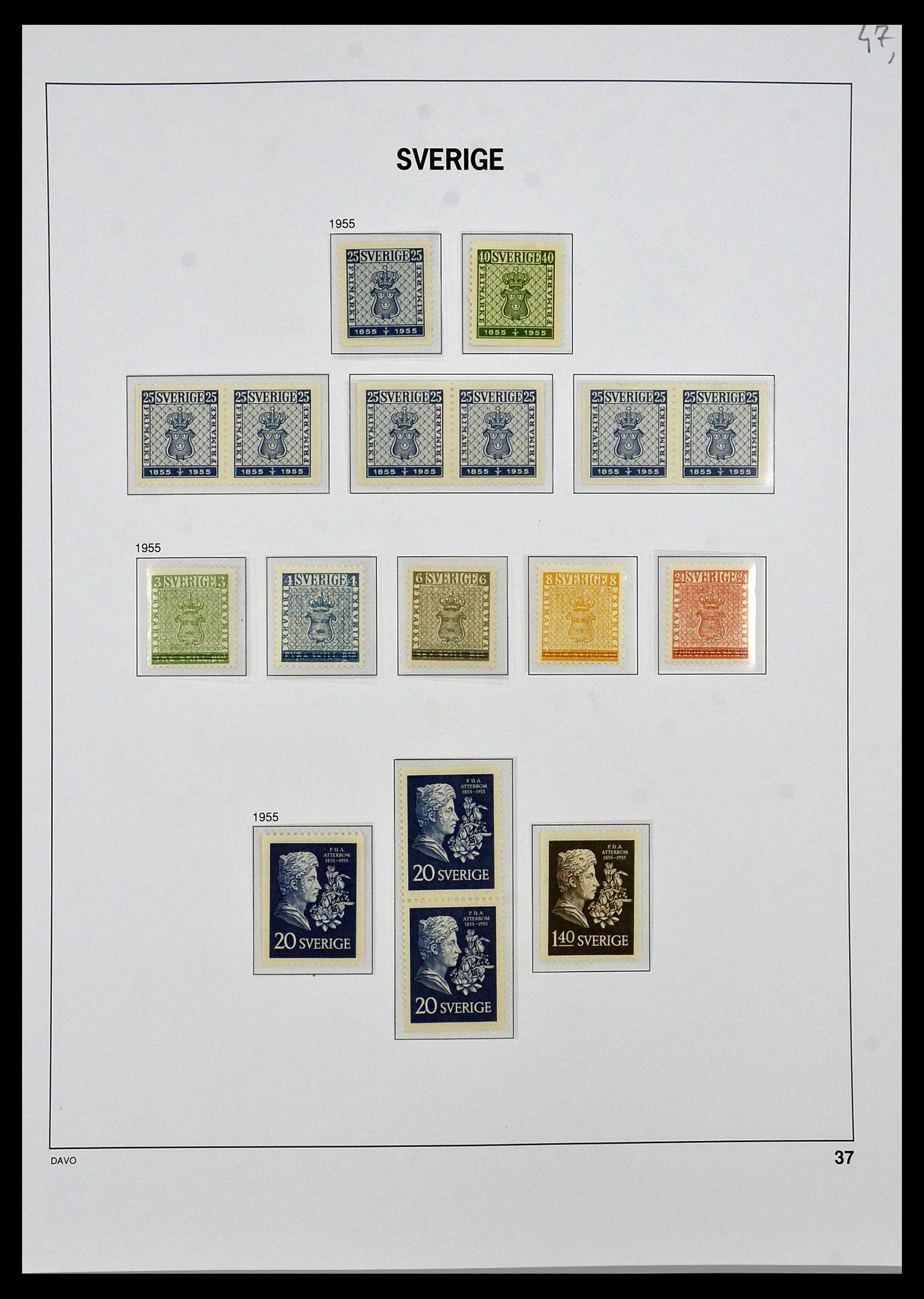 34292 034 - Postzegelverzameling 34292 Zweden 1891-2015!