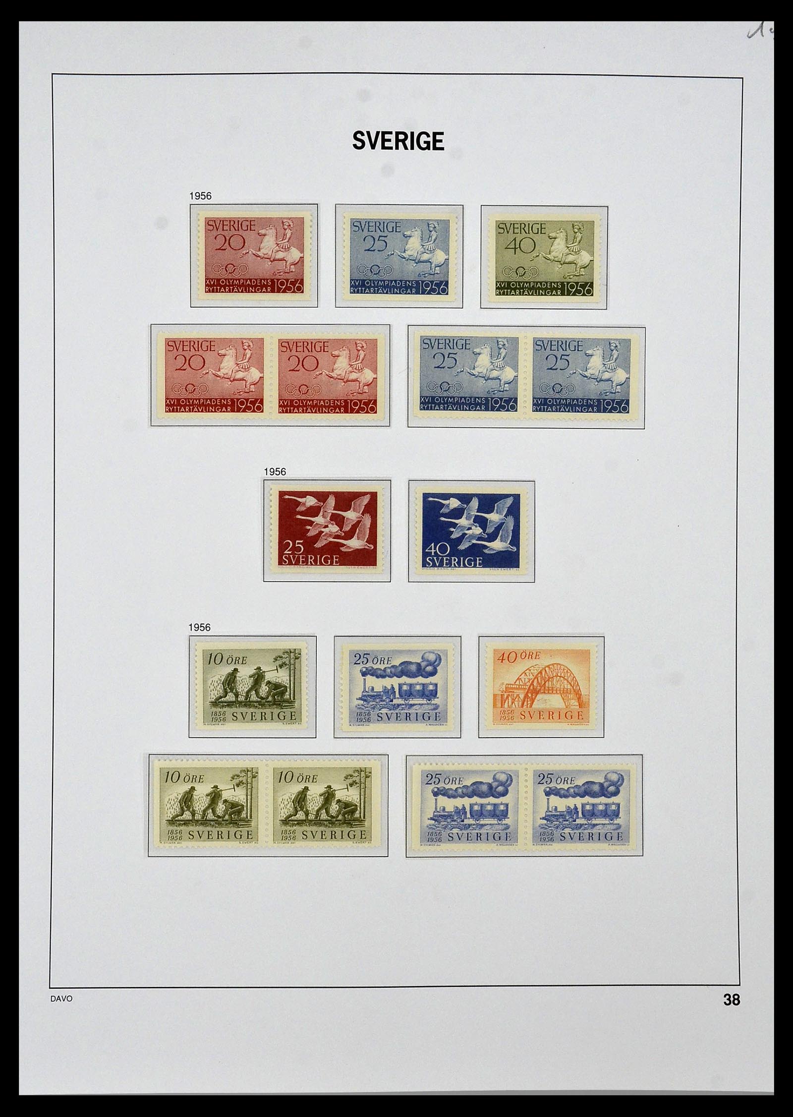 34292 035 - Stamp collection 34292 Sweden 1891-2015!
