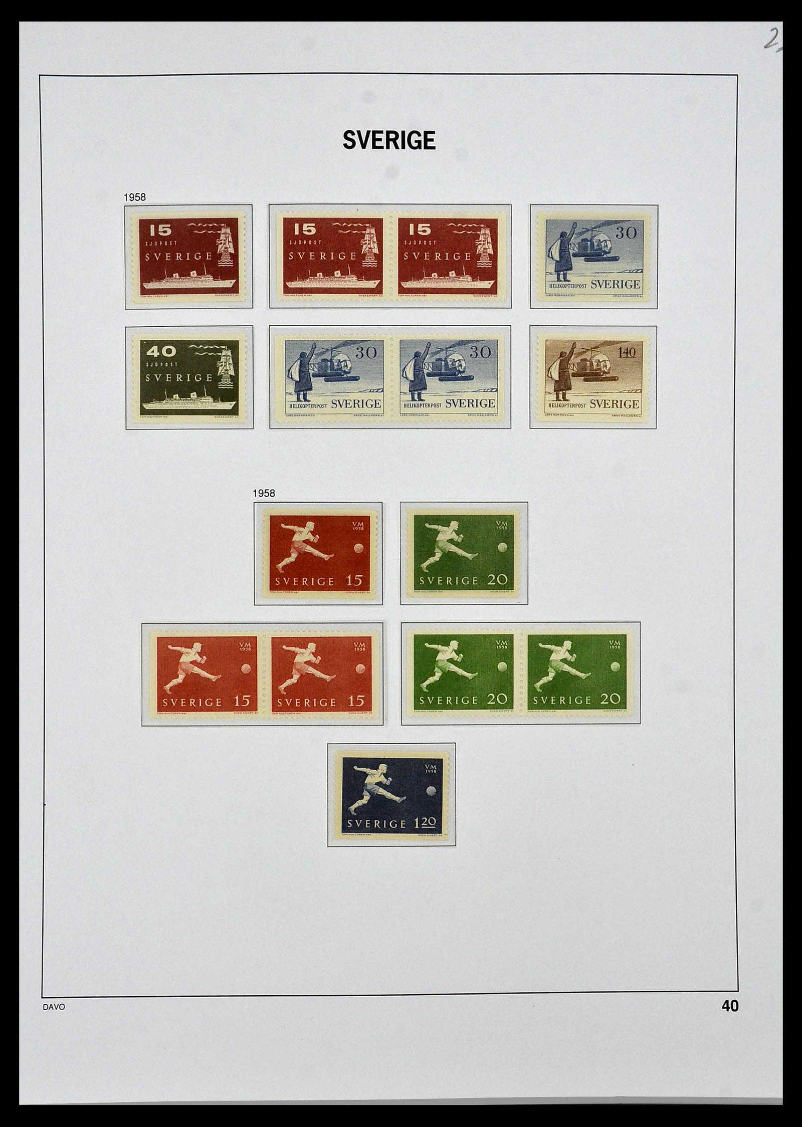34292 037 - Postzegelverzameling 34292 Zweden 1891-2015!