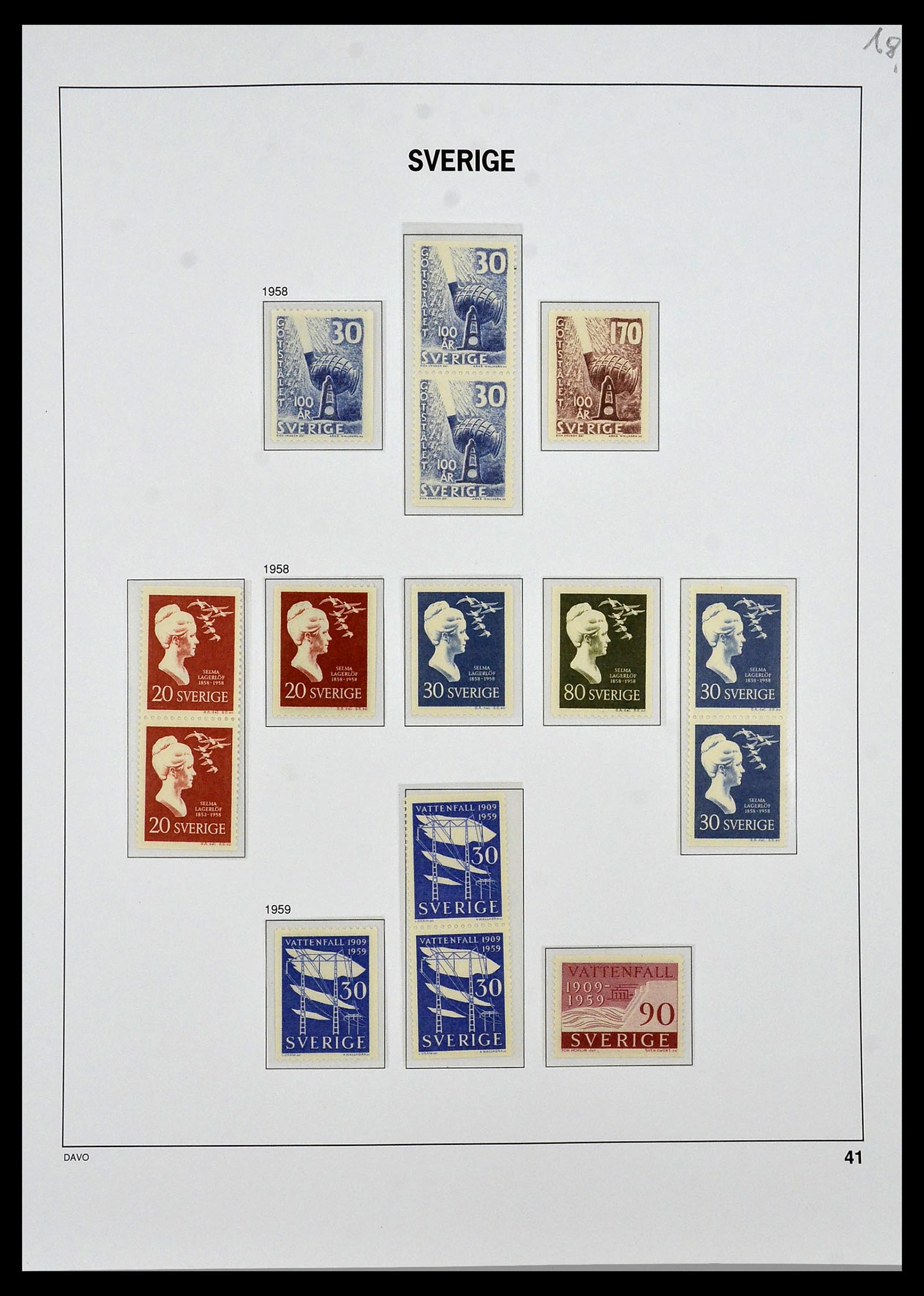 34292 038 - Postzegelverzameling 34292 Zweden 1891-2015!