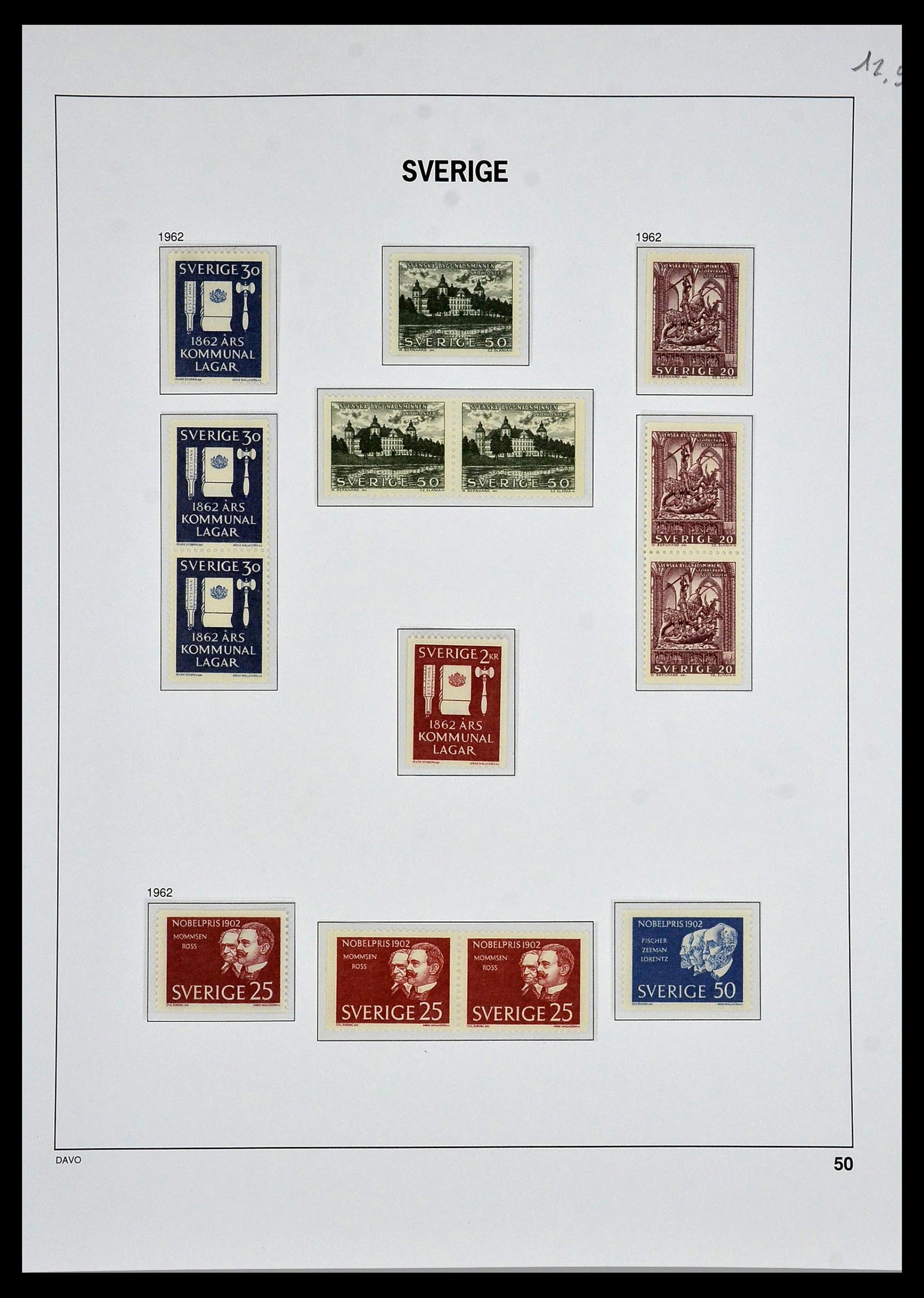 34292 047 - Postzegelverzameling 34292 Zweden 1891-2015!