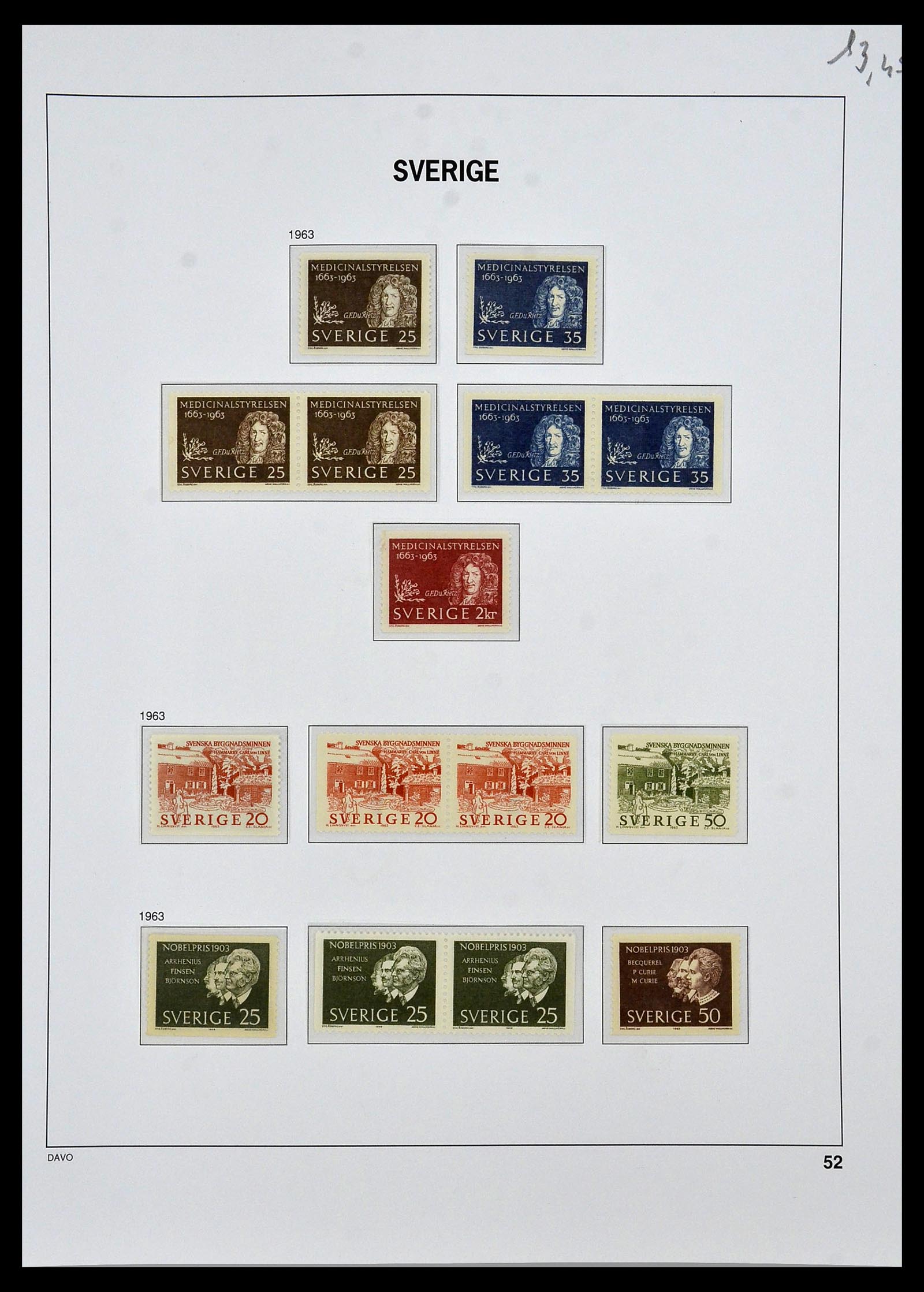 34292 049 - Postzegelverzameling 34292 Zweden 1891-2015!