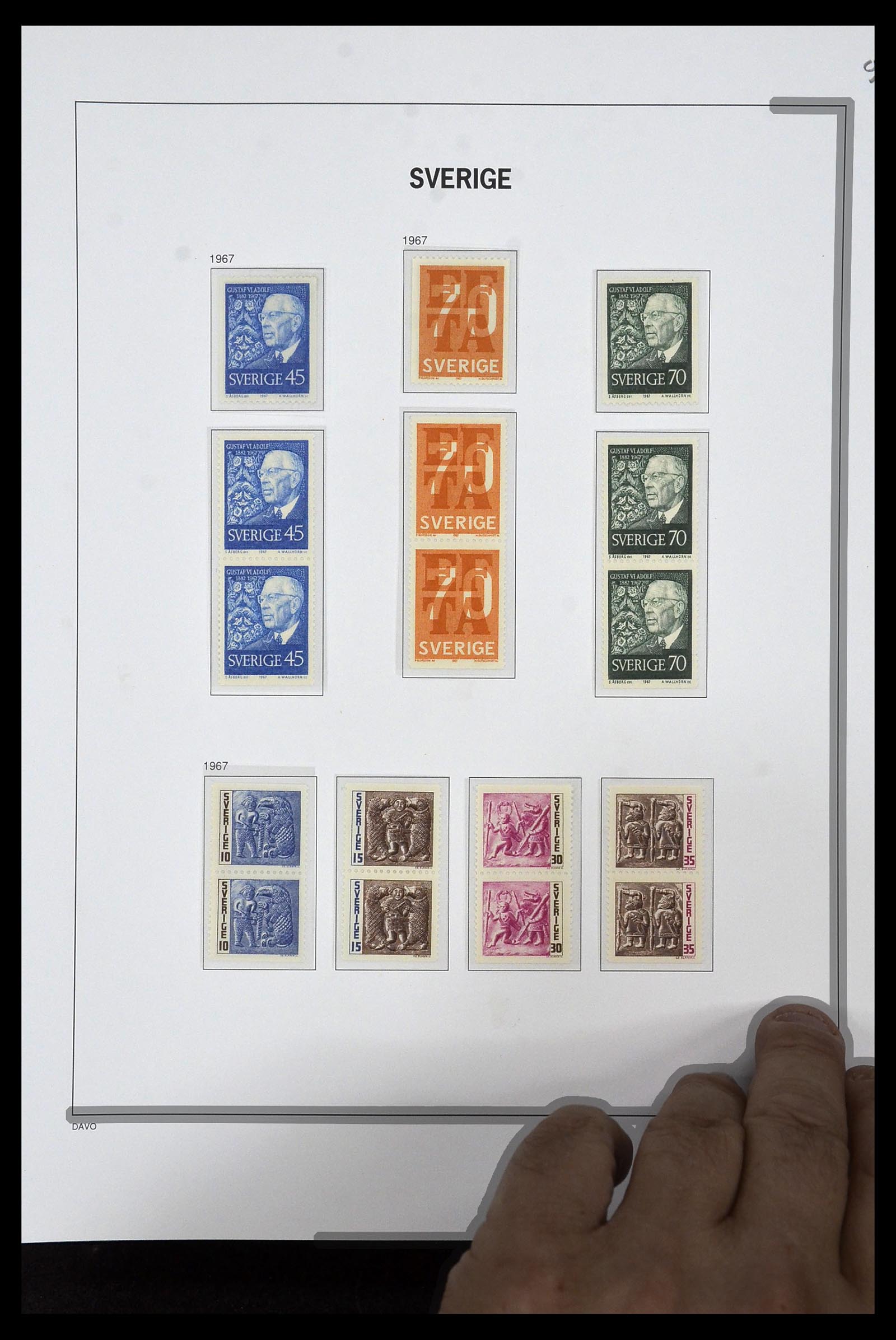 34292 056 - Postzegelverzameling 34292 Zweden 1891-2015!
