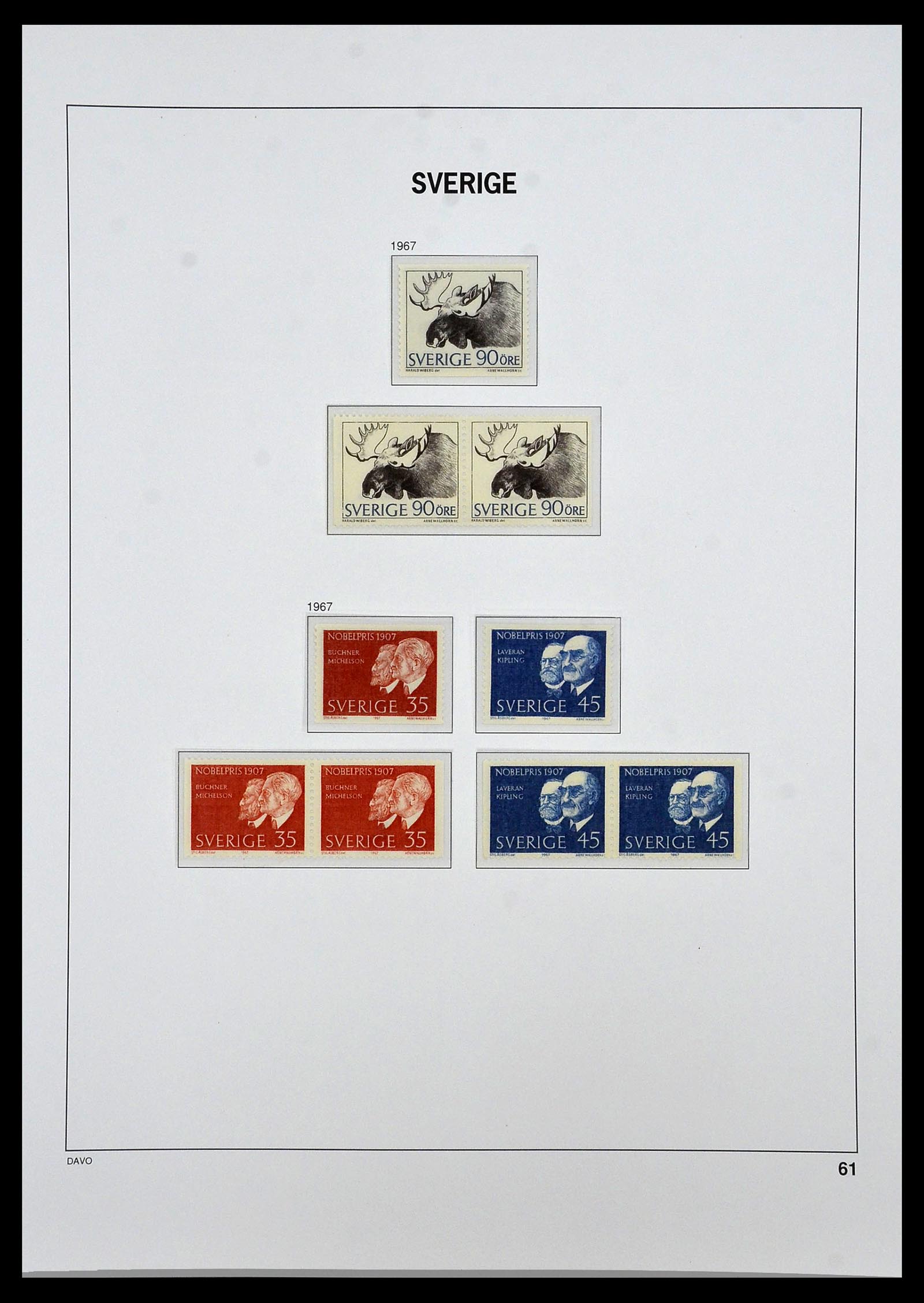 34292 058 - Postzegelverzameling 34292 Zweden 1891-2015!