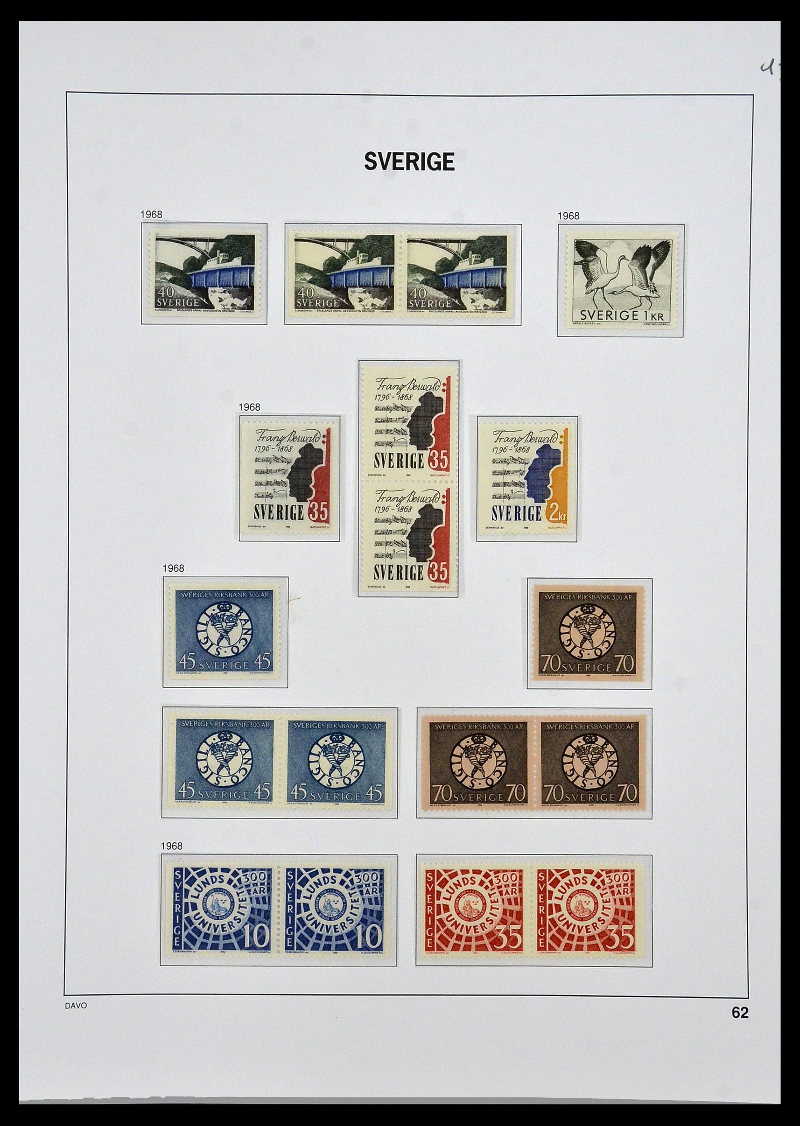 34292 059 - Postzegelverzameling 34292 Zweden 1891-2015!