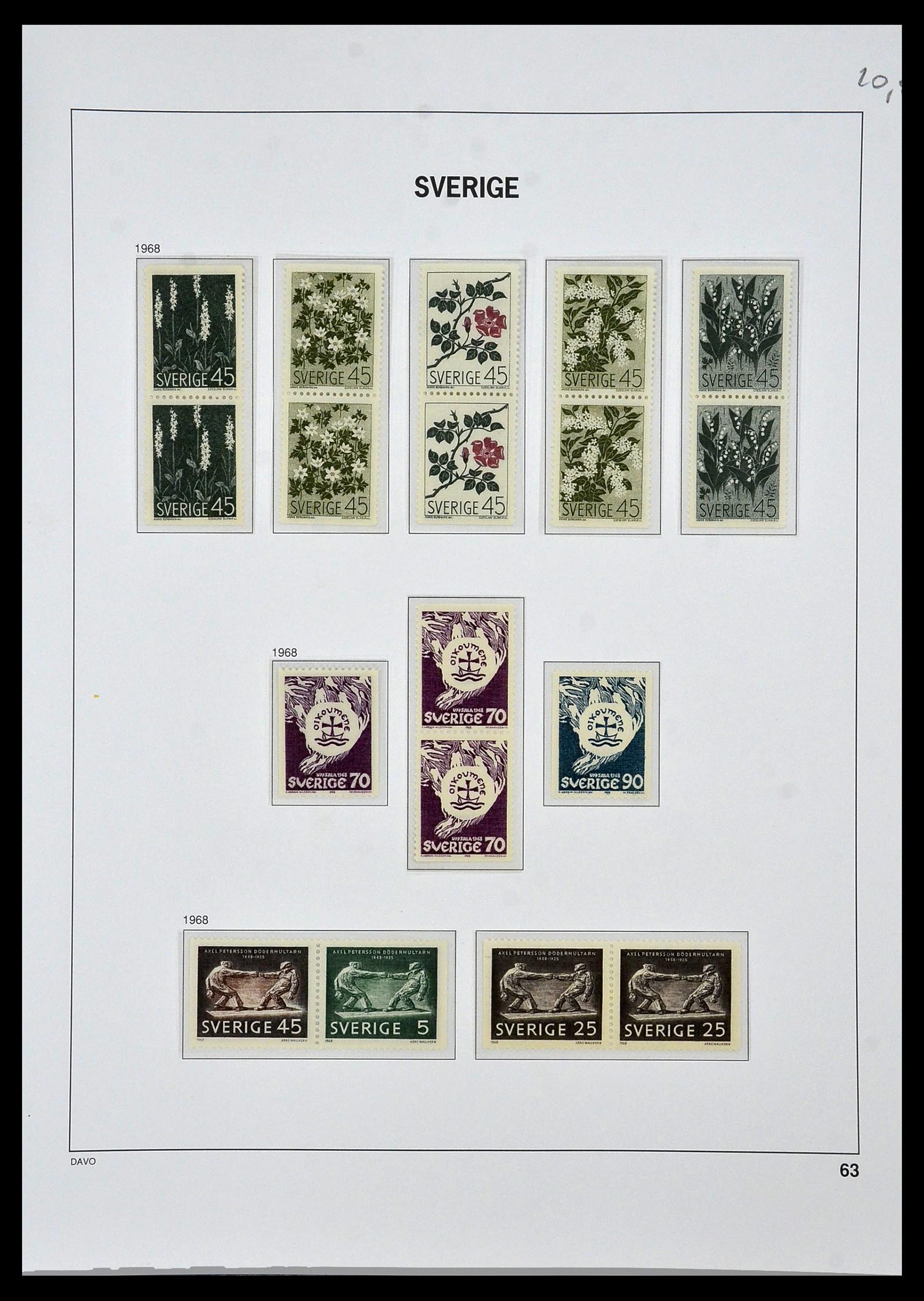 34292 060 - Postzegelverzameling 34292 Zweden 1891-2015!