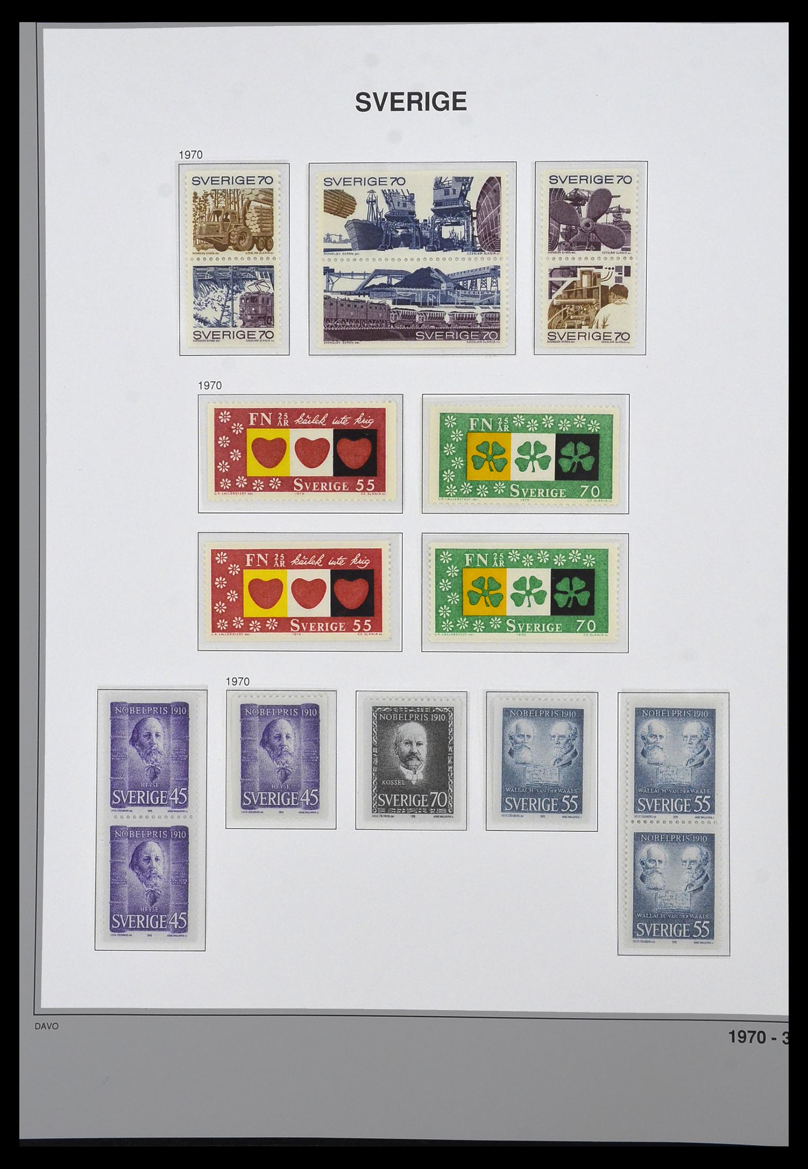 34292 073 - Stamp collection 34292 Sweden 1891-2015!