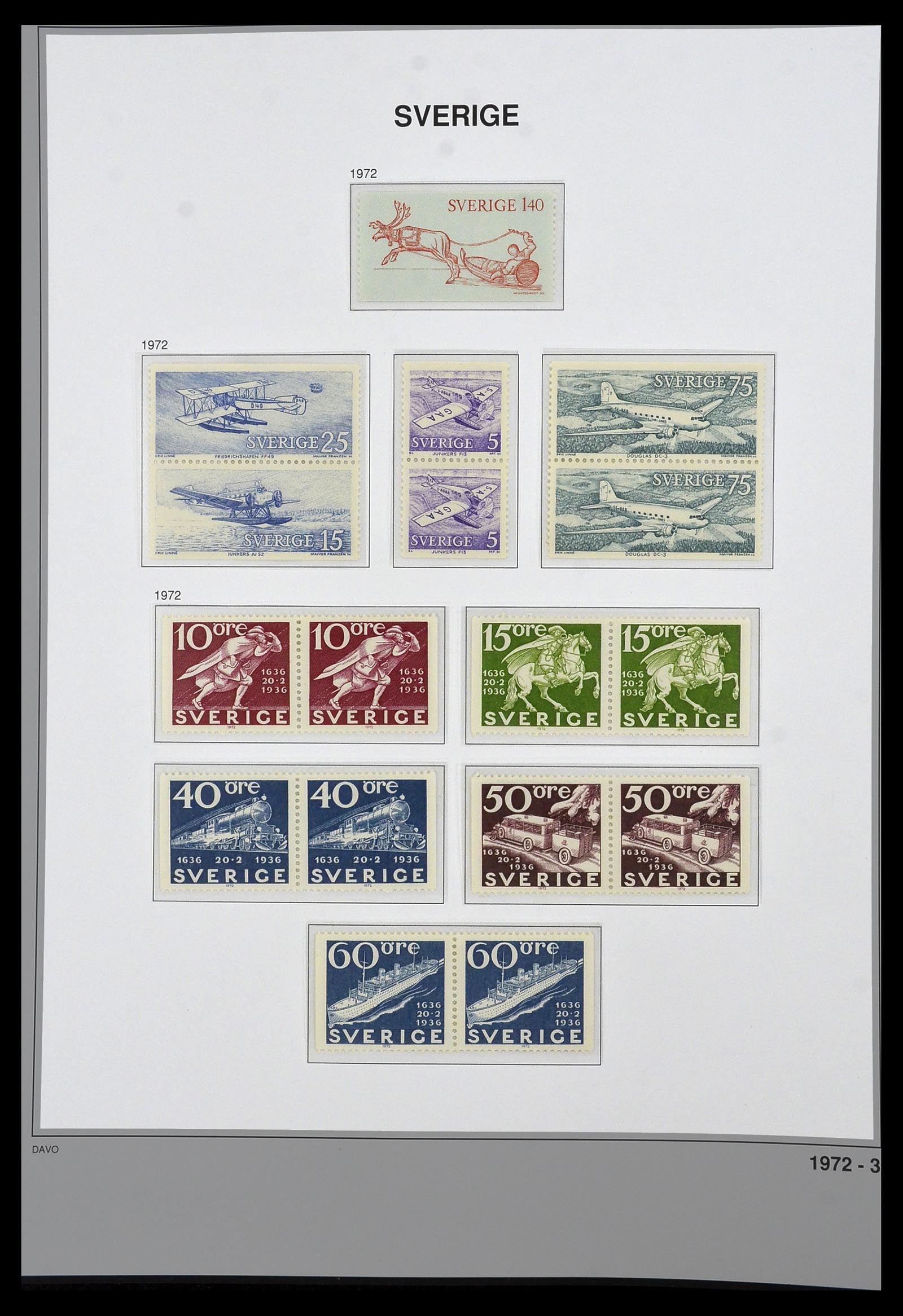 34292 081 - Stamp collection 34292 Sweden 1891-2015!