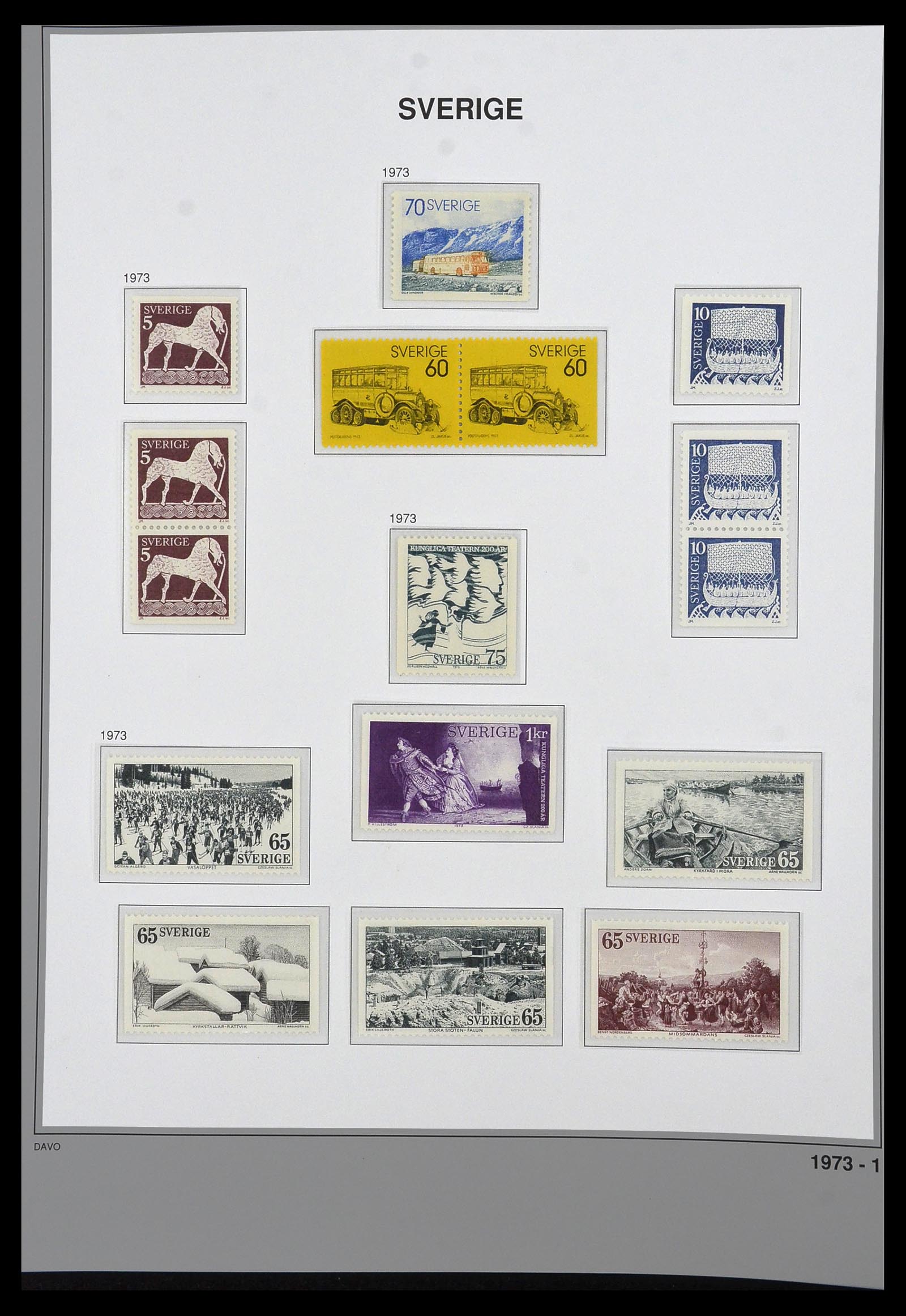 34292 084 - Stamp collection 34292 Sweden 1891-2015!