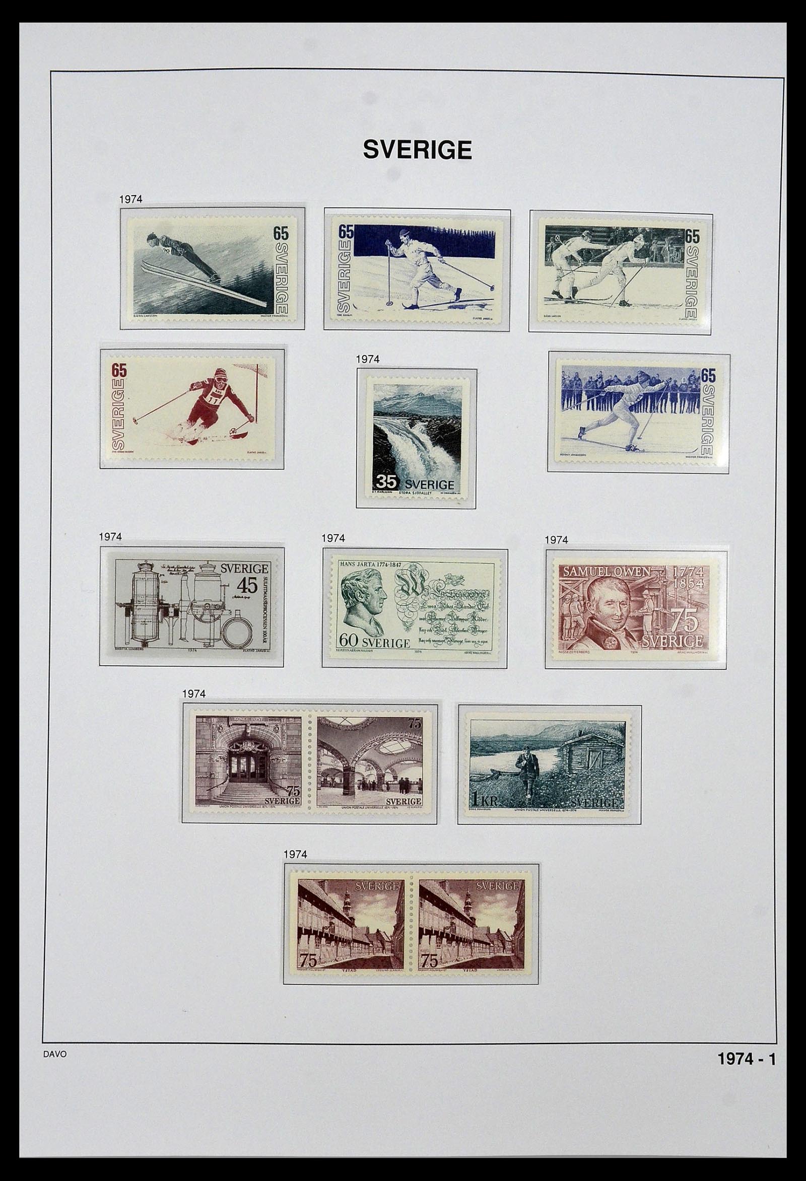 34292 088 - Stamp collection 34292 Sweden 1891-2015!