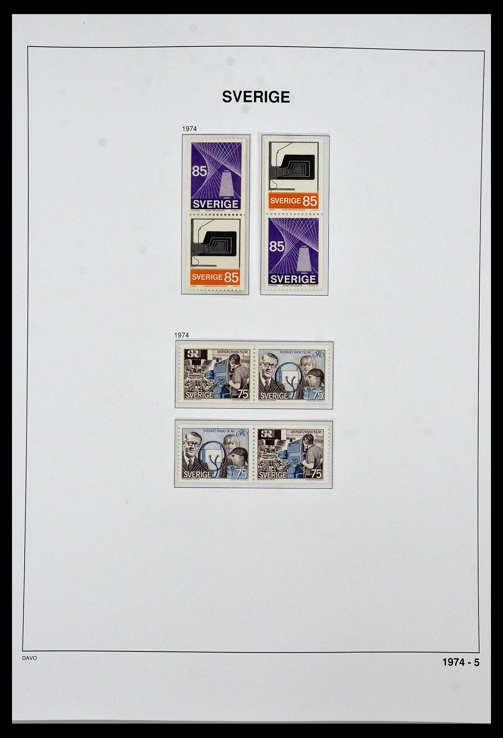 34292 092 - Stamp collection 34292 Sweden 1891-2015!
