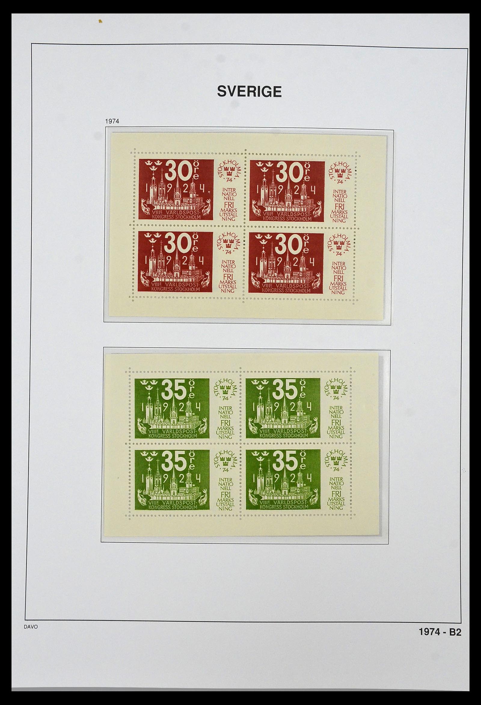 34292 094 - Stamp collection 34292 Sweden 1891-2015!