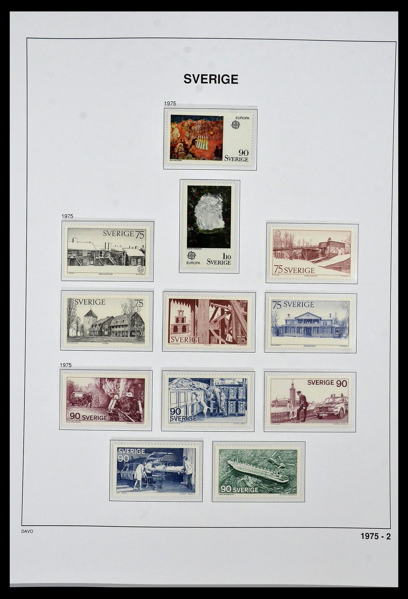 34292 097 - Stamp collection 34292 Sweden 1891-2015!