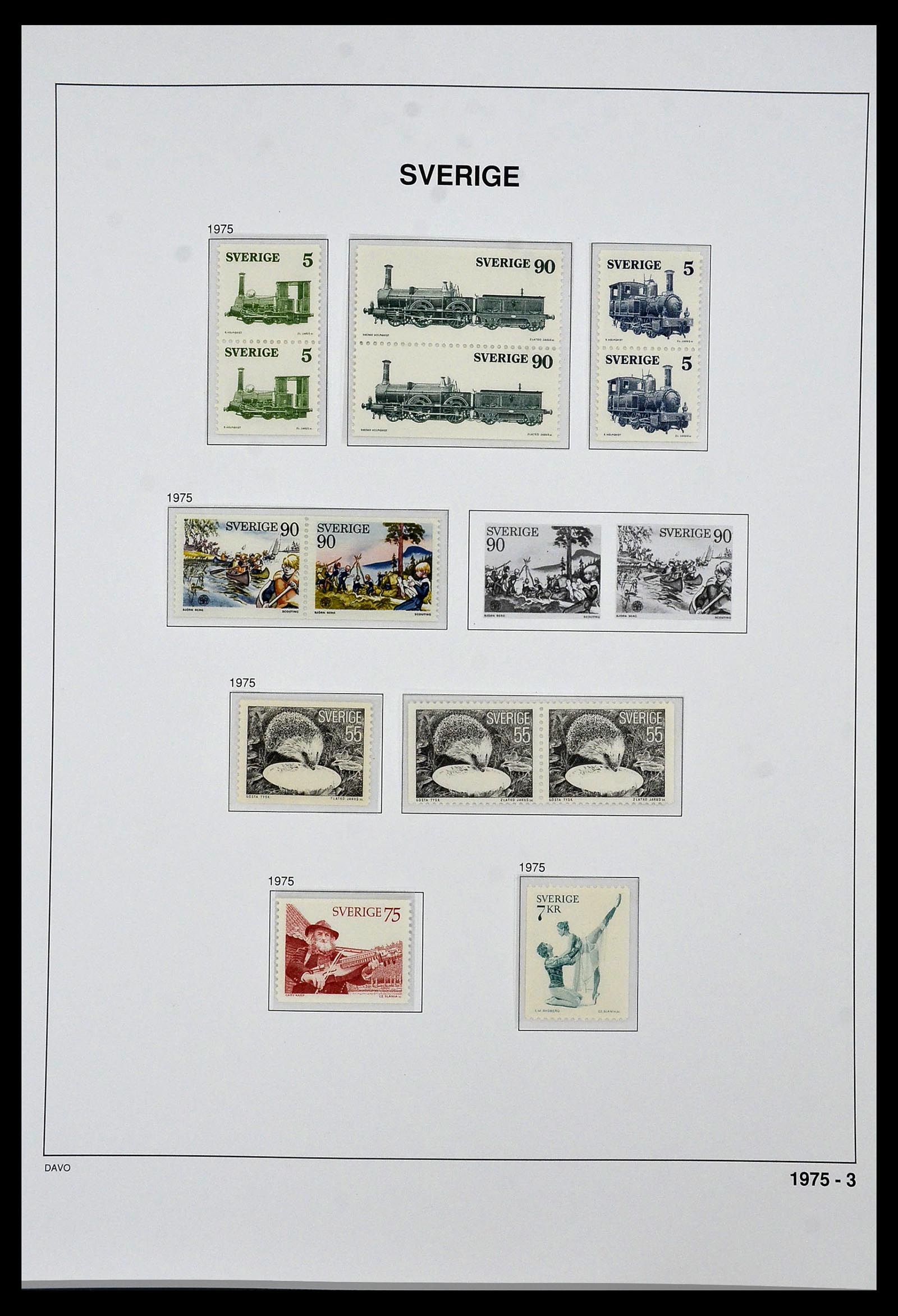 34292 098 - Stamp collection 34292 Sweden 1891-2015!