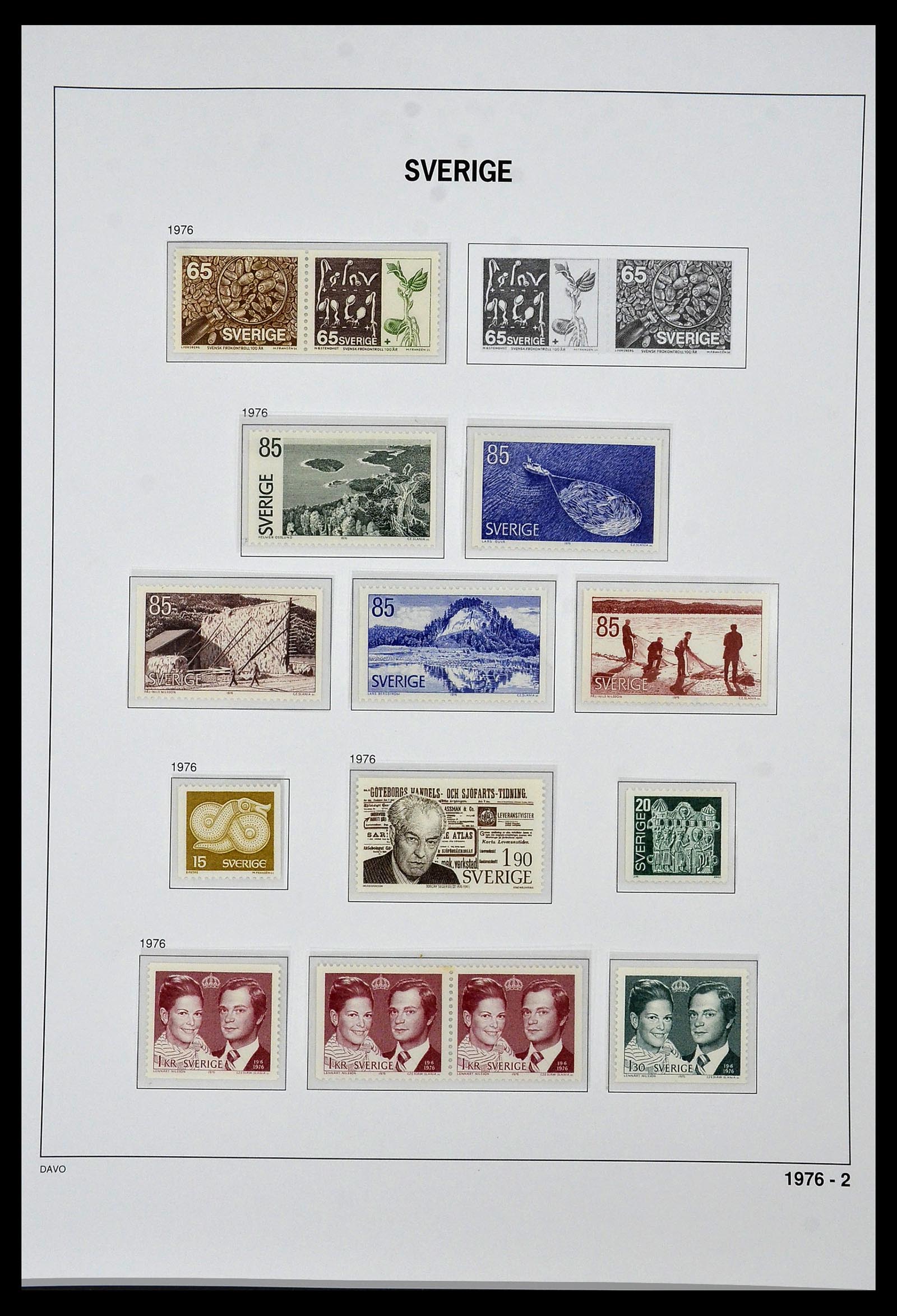 34292 101 - Stamp collection 34292 Sweden 1891-2015!