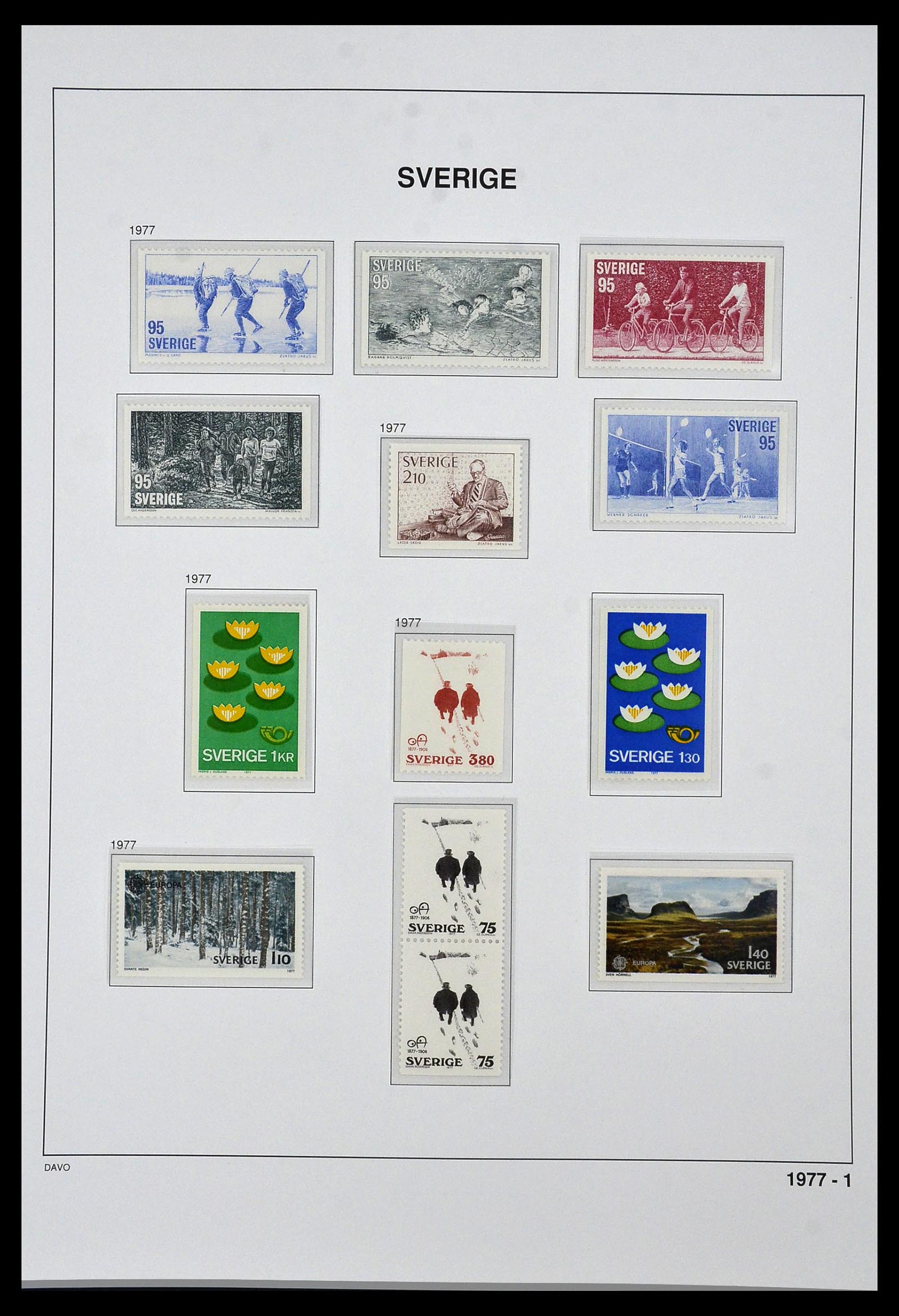 34292 104 - Stamp collection 34292 Sweden 1891-2015!