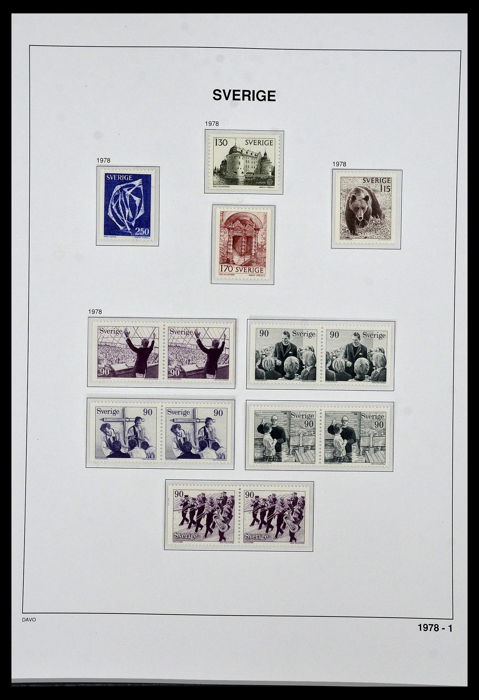 34292 107 - Stamp collection 34292 Sweden 1891-2015!