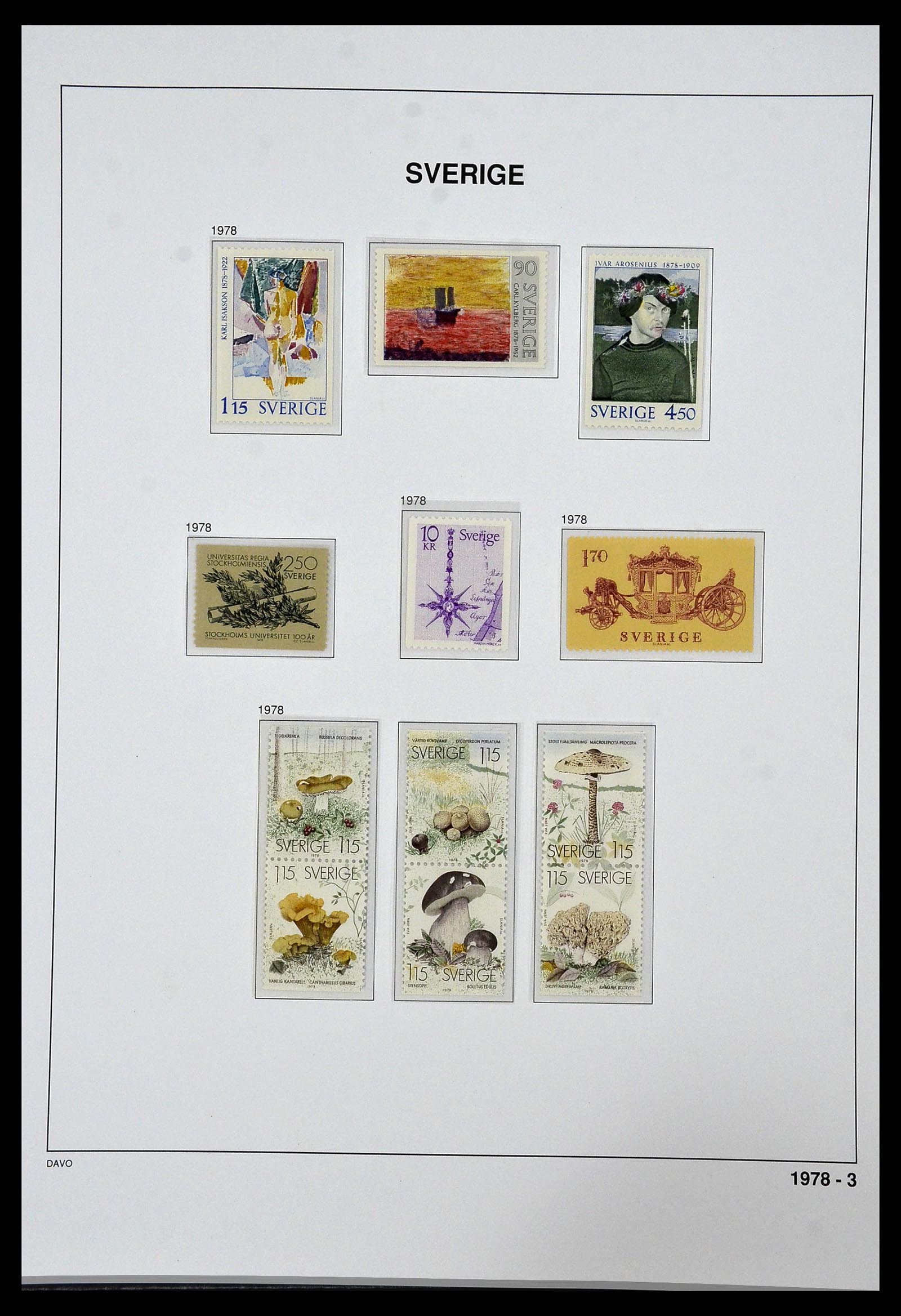 34292 109 - Stamp collection 34292 Sweden 1891-2015!