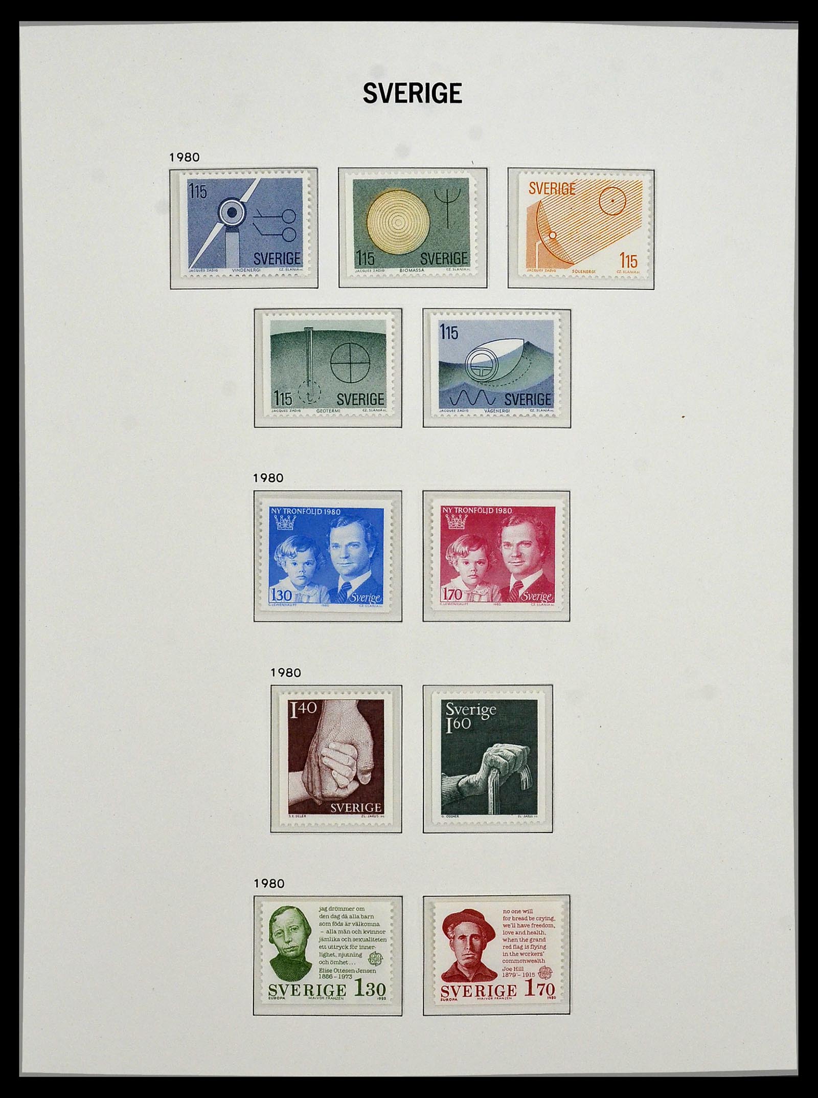 34292 115 - Stamp collection 34292 Sweden 1891-2015!