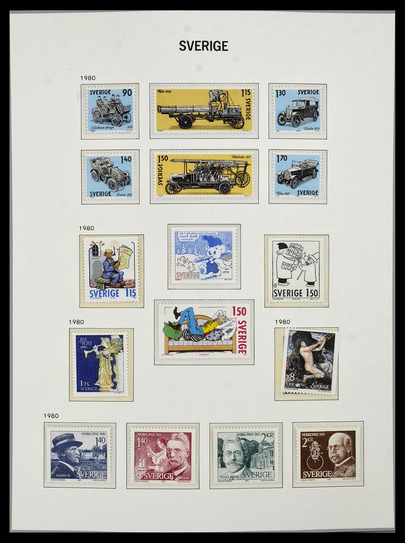 34292 118 - Stamp collection 34292 Sweden 1891-2015!