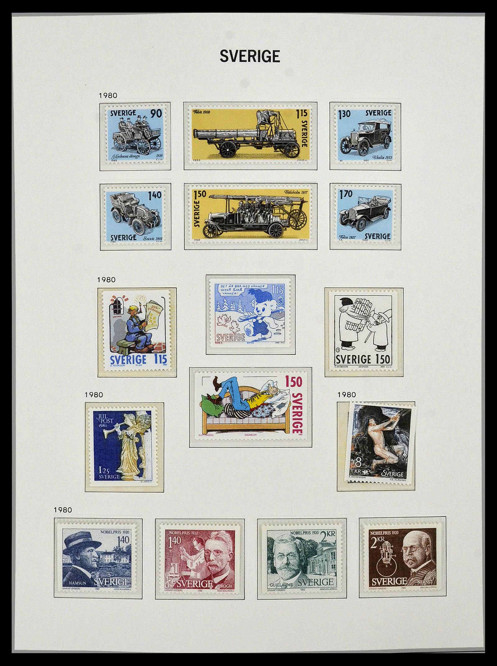 34292 119 - Stamp collection 34292 Sweden 1891-2015!