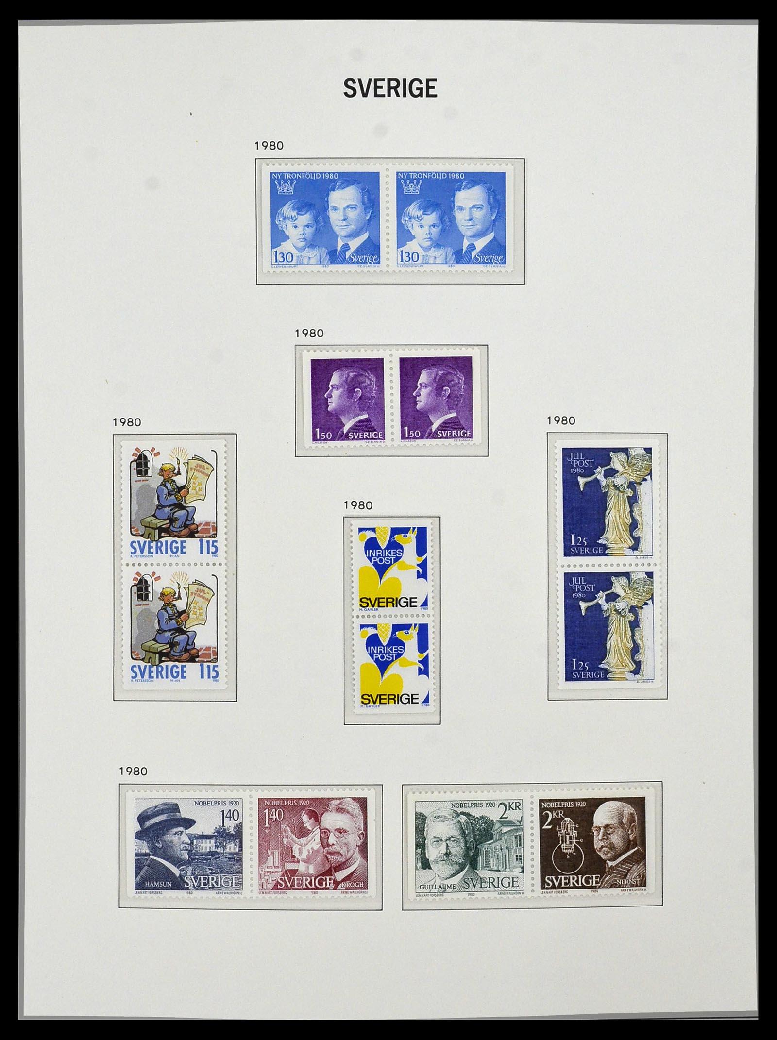 34292 120 - Stamp collection 34292 Sweden 1891-2015!