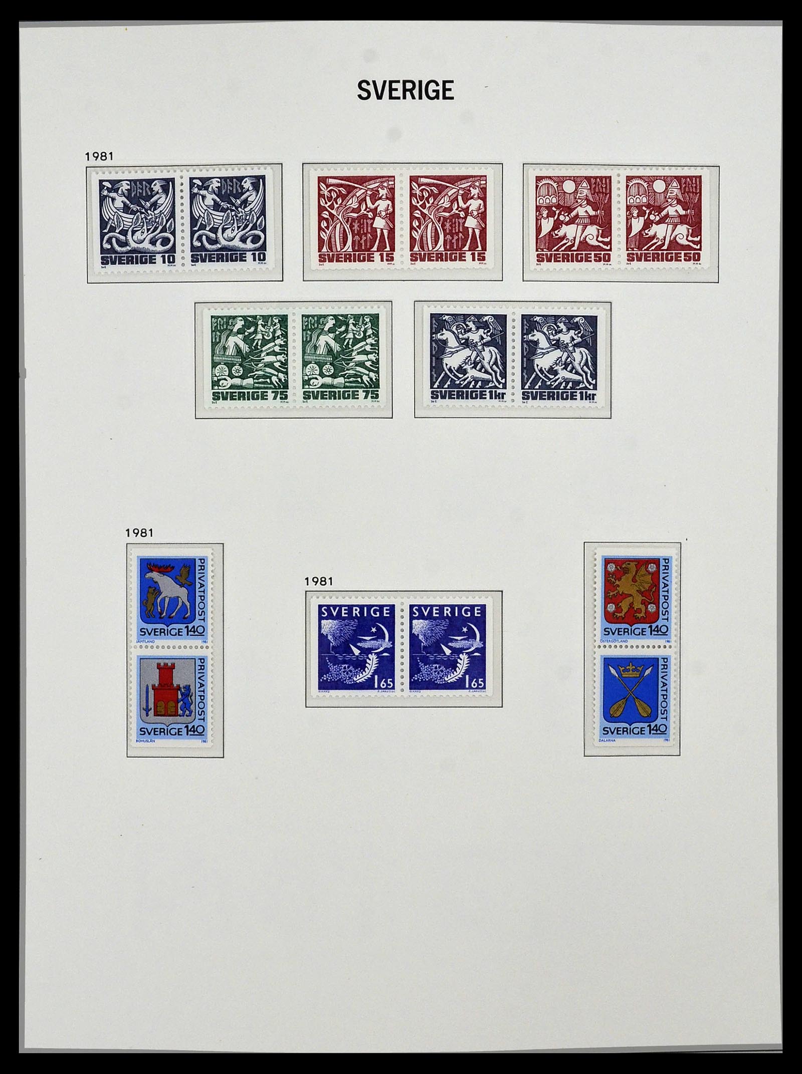 34292 123 - Stamp collection 34292 Sweden 1891-2015!