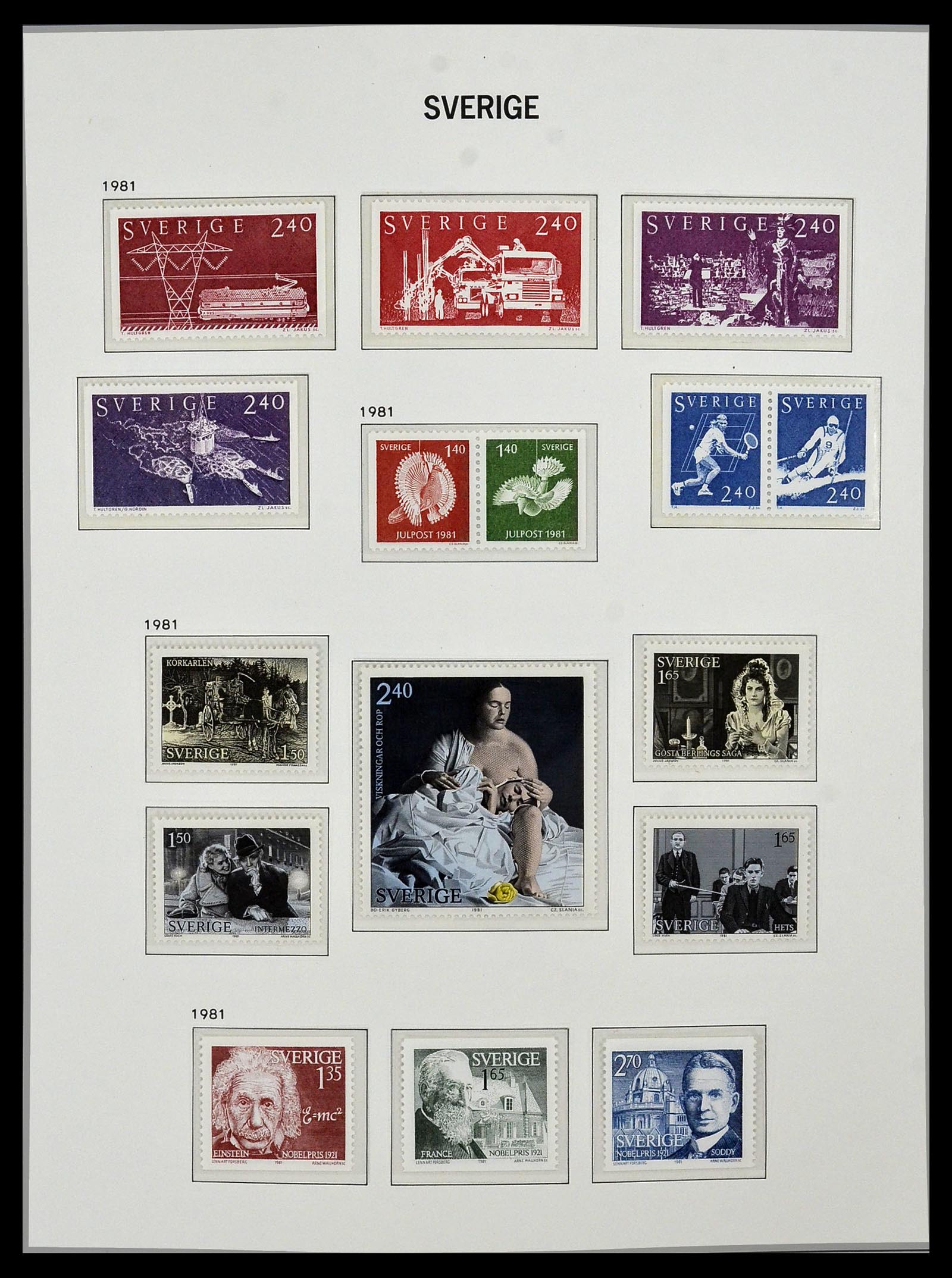 34292 125 - Stamp collection 34292 Sweden 1891-2015!