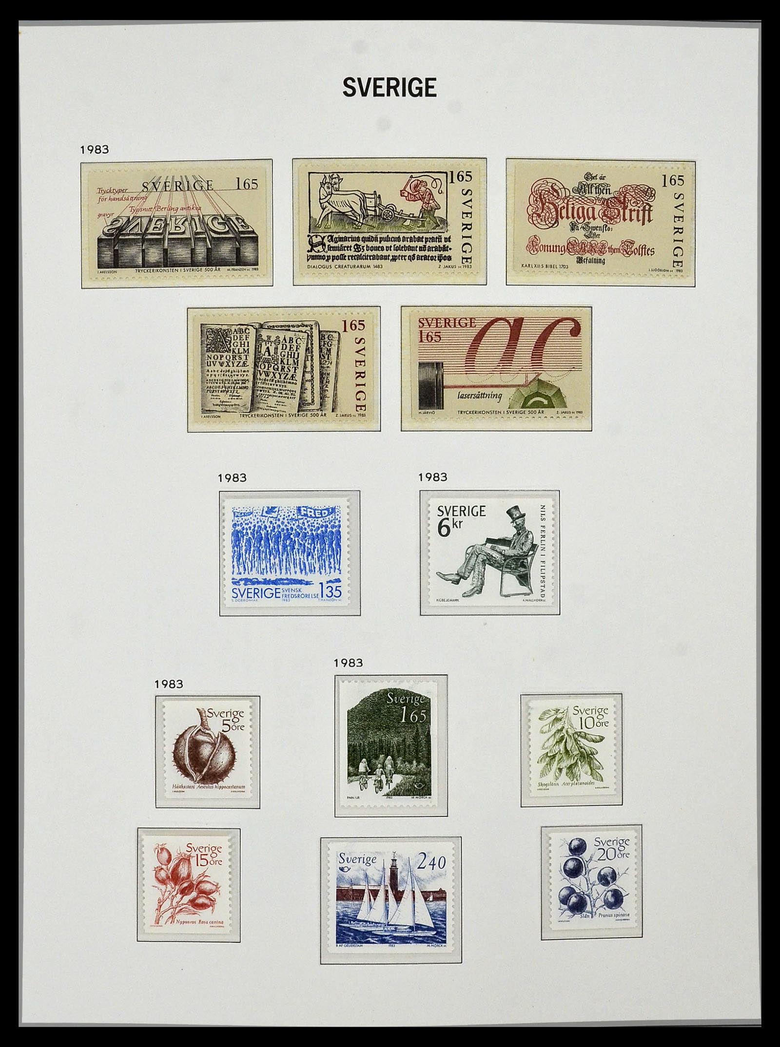 34292 132 - Stamp collection 34292 Sweden 1891-2015!