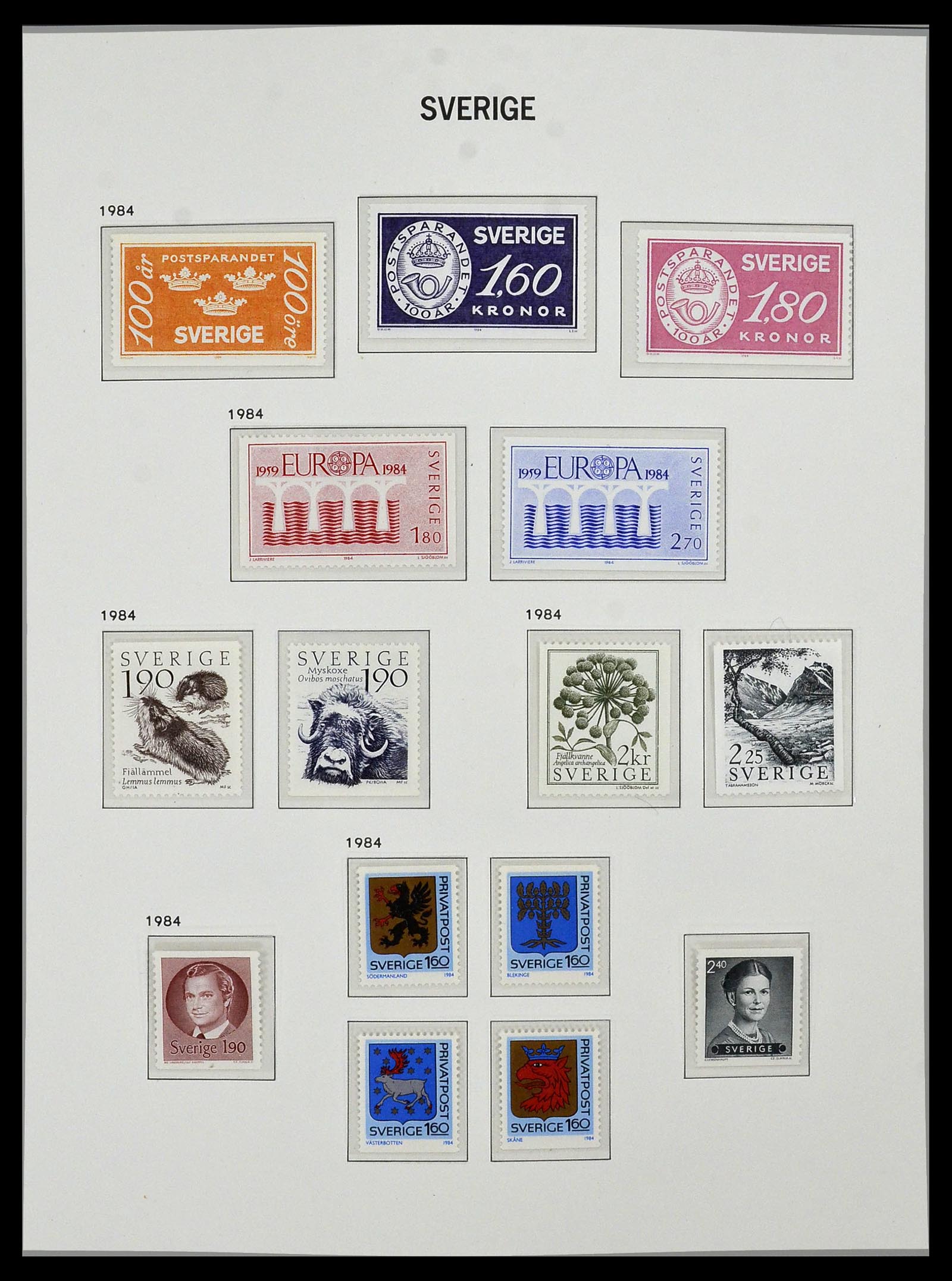 34292 137 - Stamp collection 34292 Sweden 1891-2015!