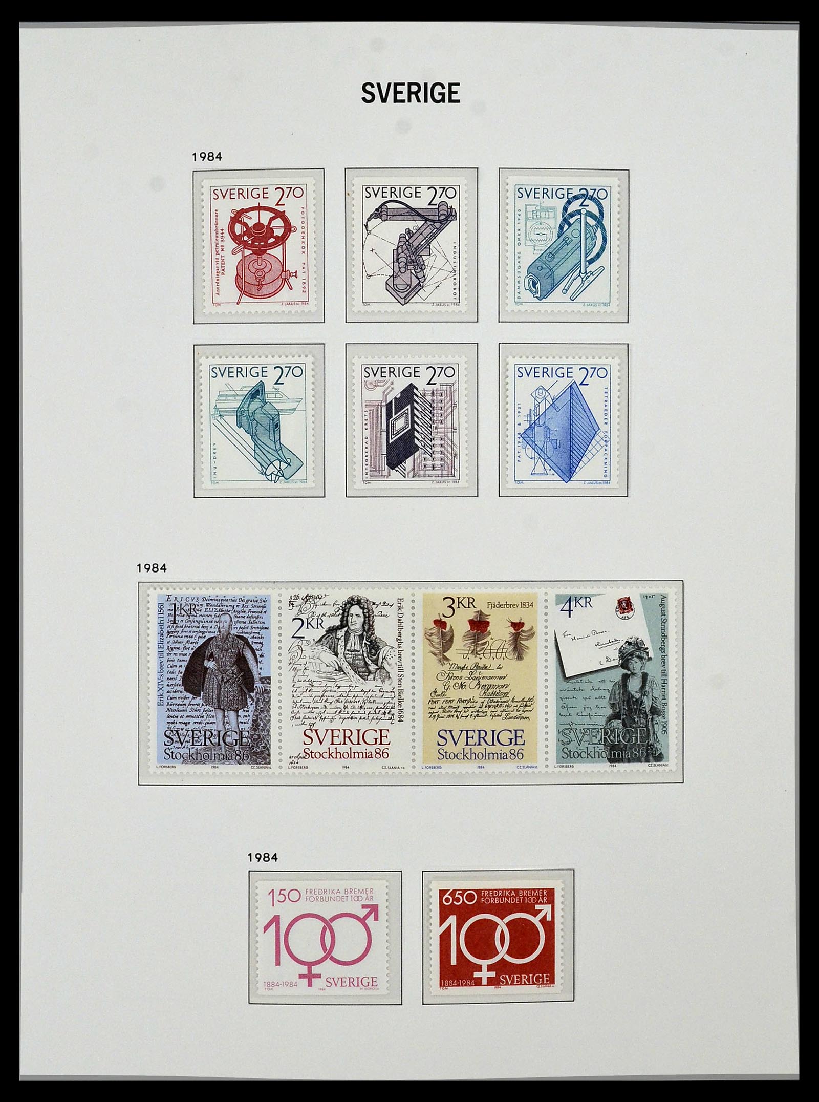34292 138 - Stamp collection 34292 Sweden 1891-2015!