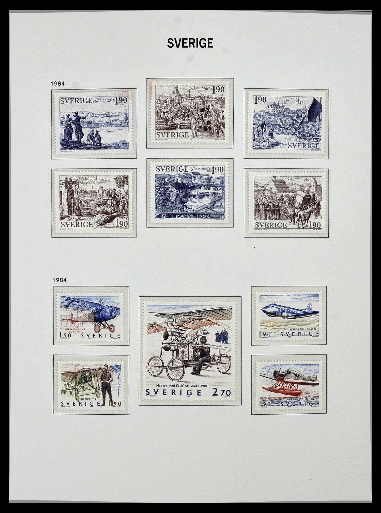 34292 139 - Stamp collection 34292 Sweden 1891-2015!