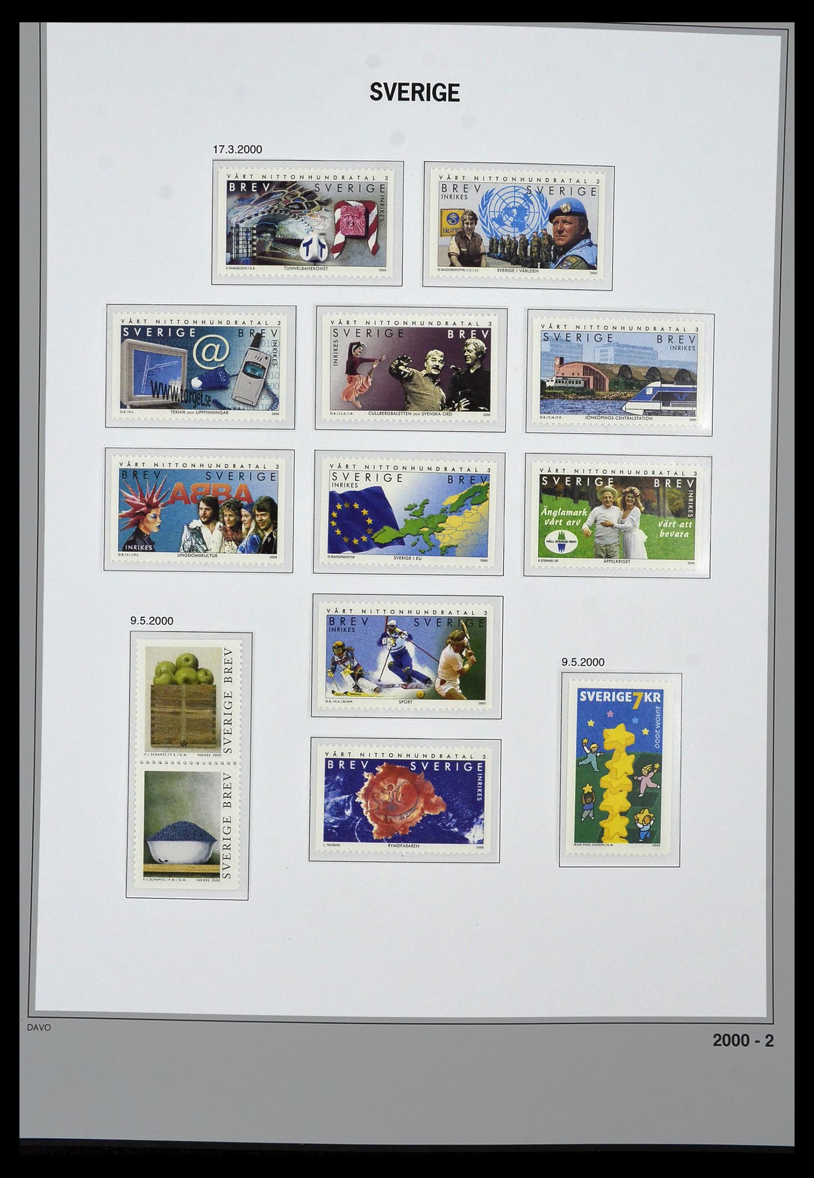 34292 222 - Stamp collection 34292 Sweden 1891-2015!