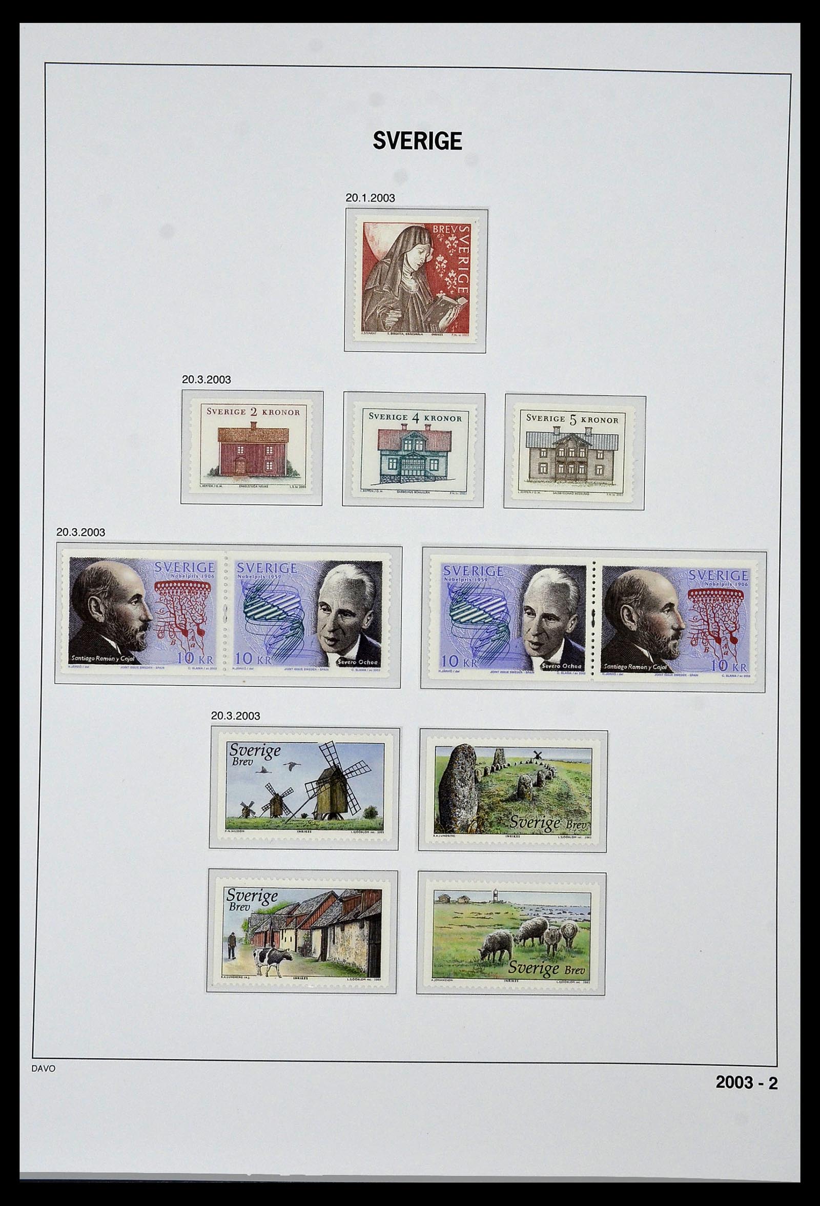 34292 240 - Stamp collection 34292 Sweden 1891-2015!