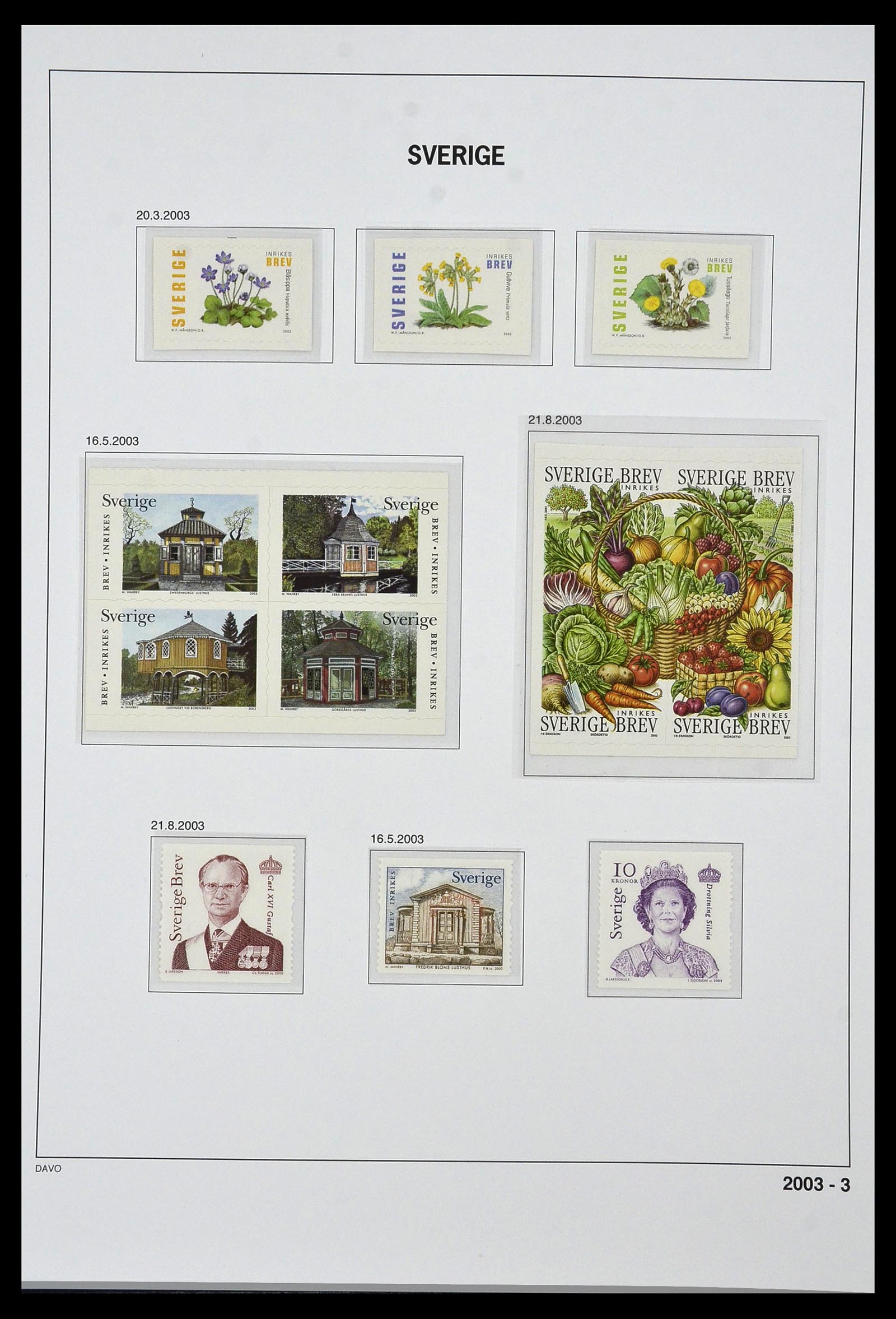 34292 241 - Stamp collection 34292 Sweden 1891-2015!