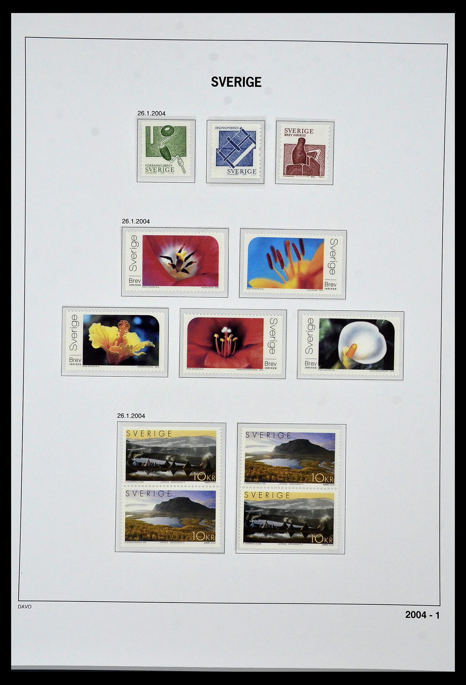 34292 245 - Stamp collection 34292 Sweden 1891-2015!