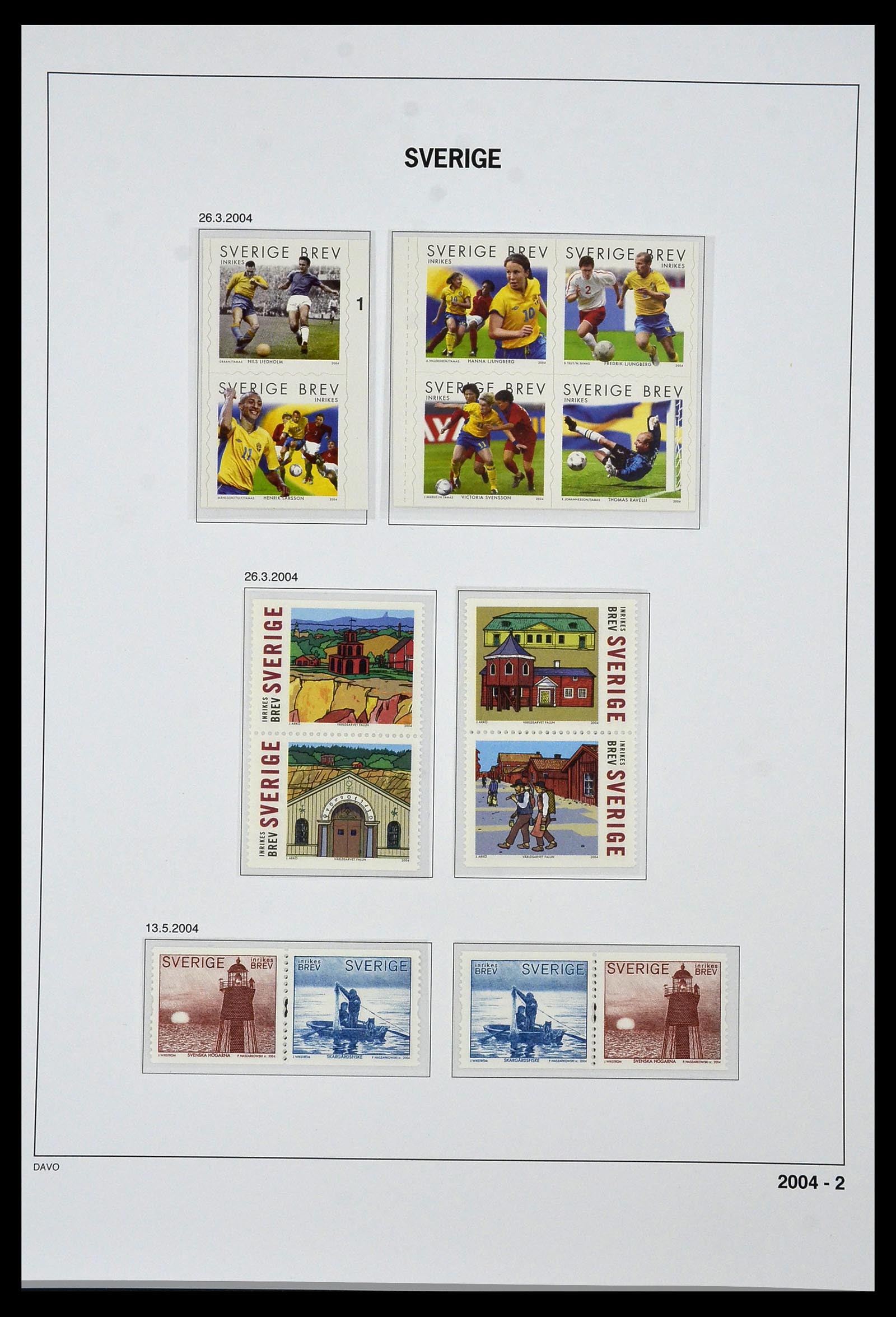 34292 246 - Stamp collection 34292 Sweden 1891-2015!