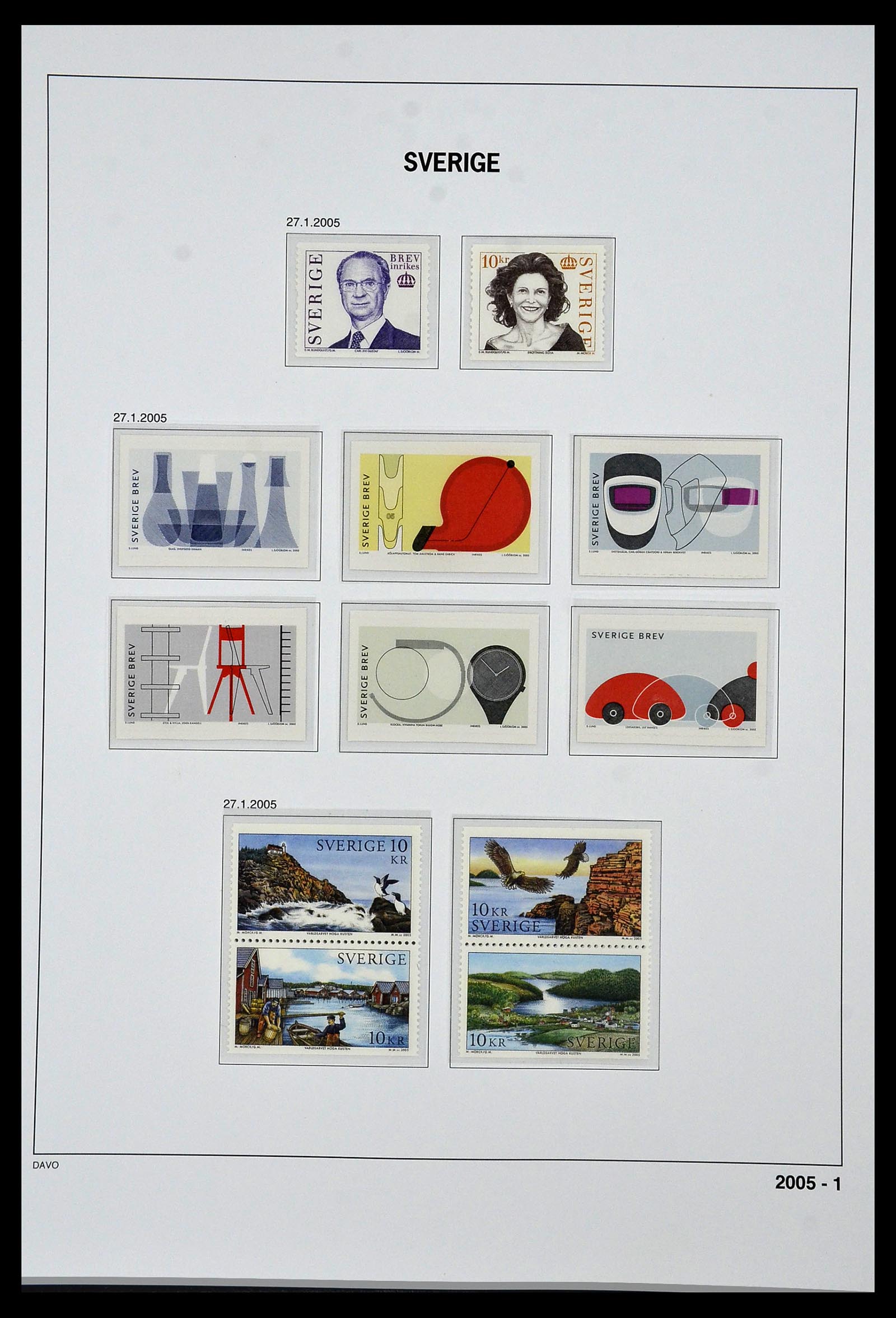 34292 251 - Stamp collection 34292 Sweden 1891-2015!