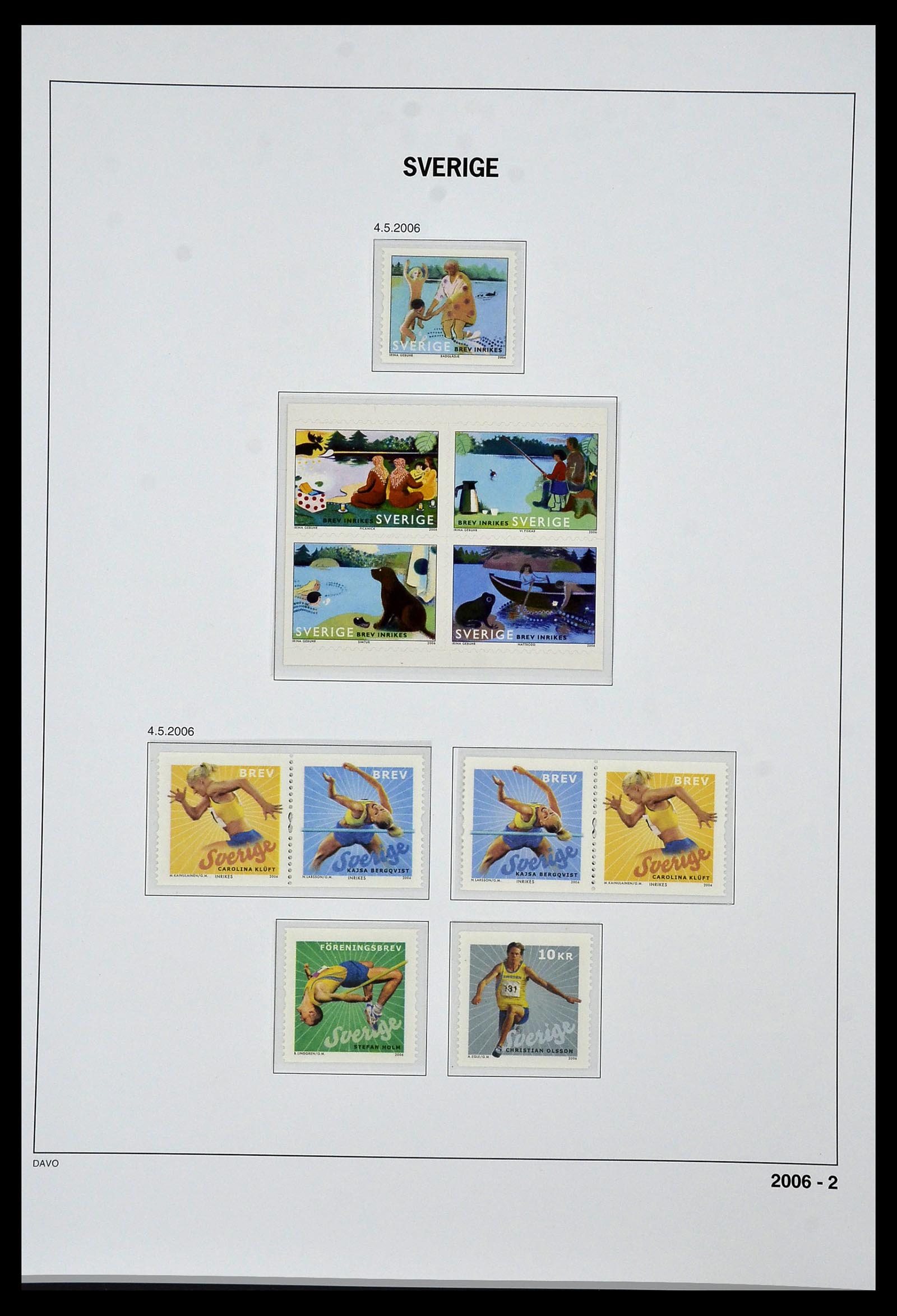 34292 258 - Stamp collection 34292 Sweden 1891-2015!