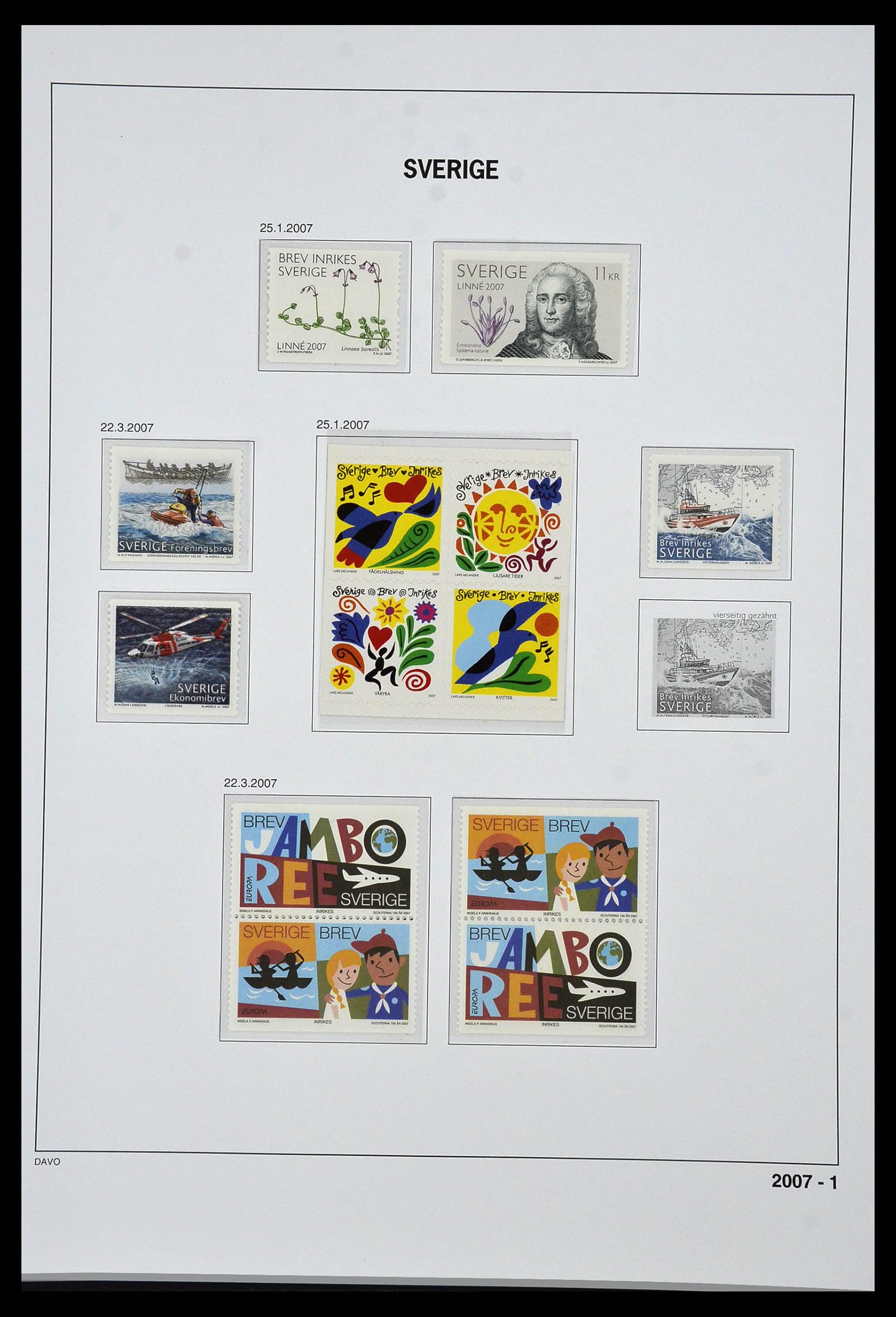 34292 261 - Stamp collection 34292 Sweden 1891-2015!