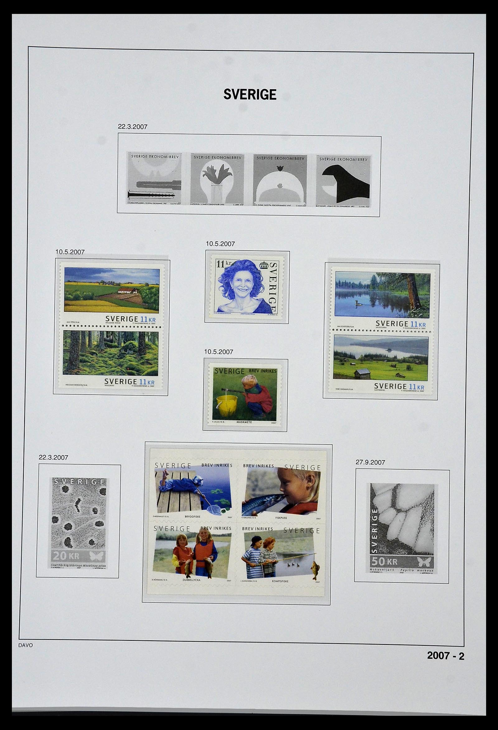34292 262 - Postzegelverzameling 34292 Zweden 1891-2015!