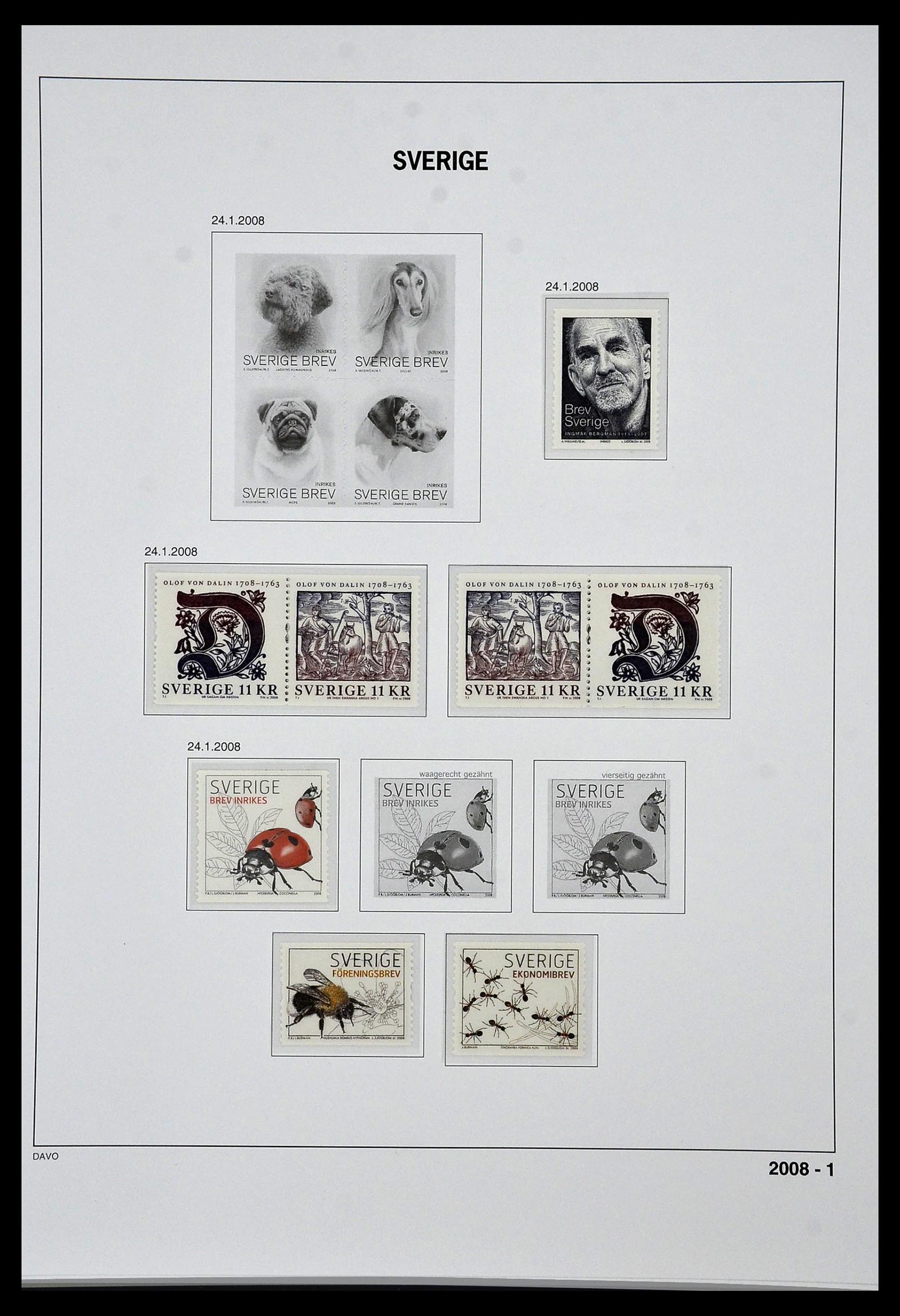34292 265 - Postzegelverzameling 34292 Zweden 1891-2015!